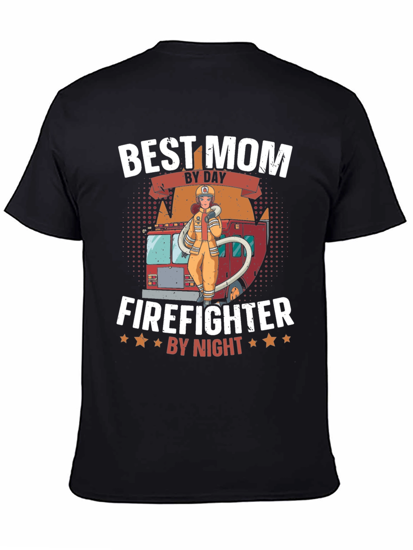 Best Mom Firefighter T-Shirt