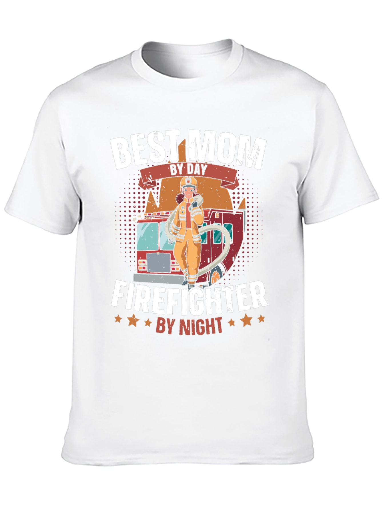 Best Mom Firefighter T-Shirt