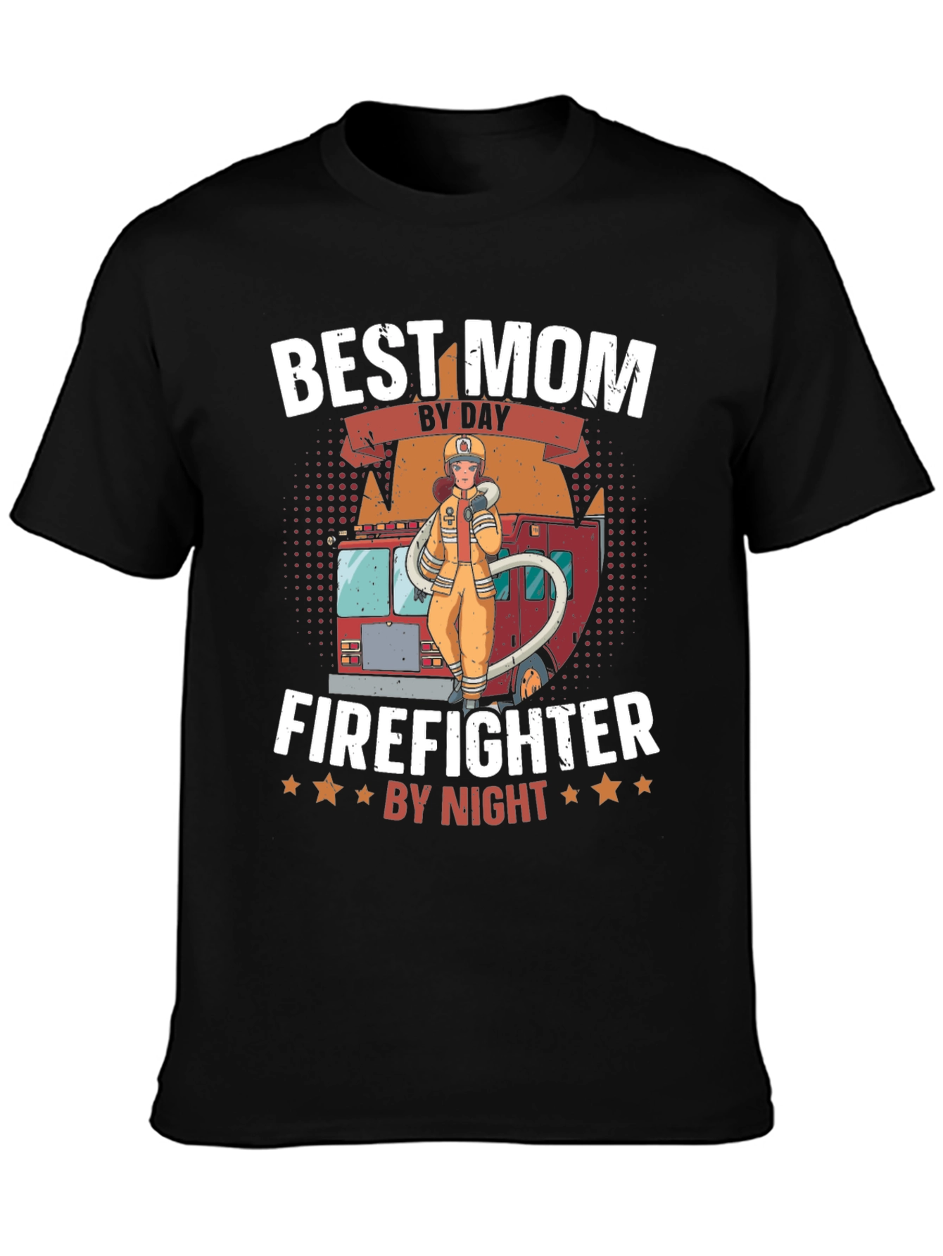 Best Mom Firefighter T-Shirt