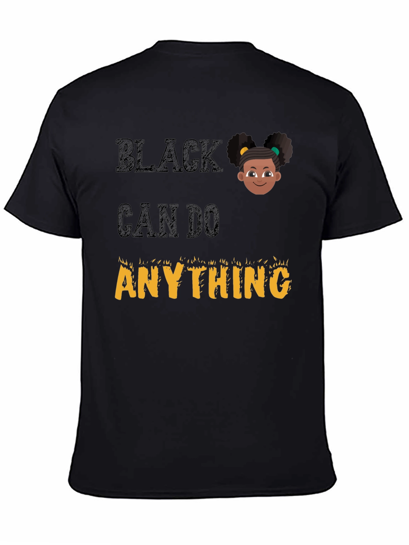 Black Can Do Anything Graphic Tee