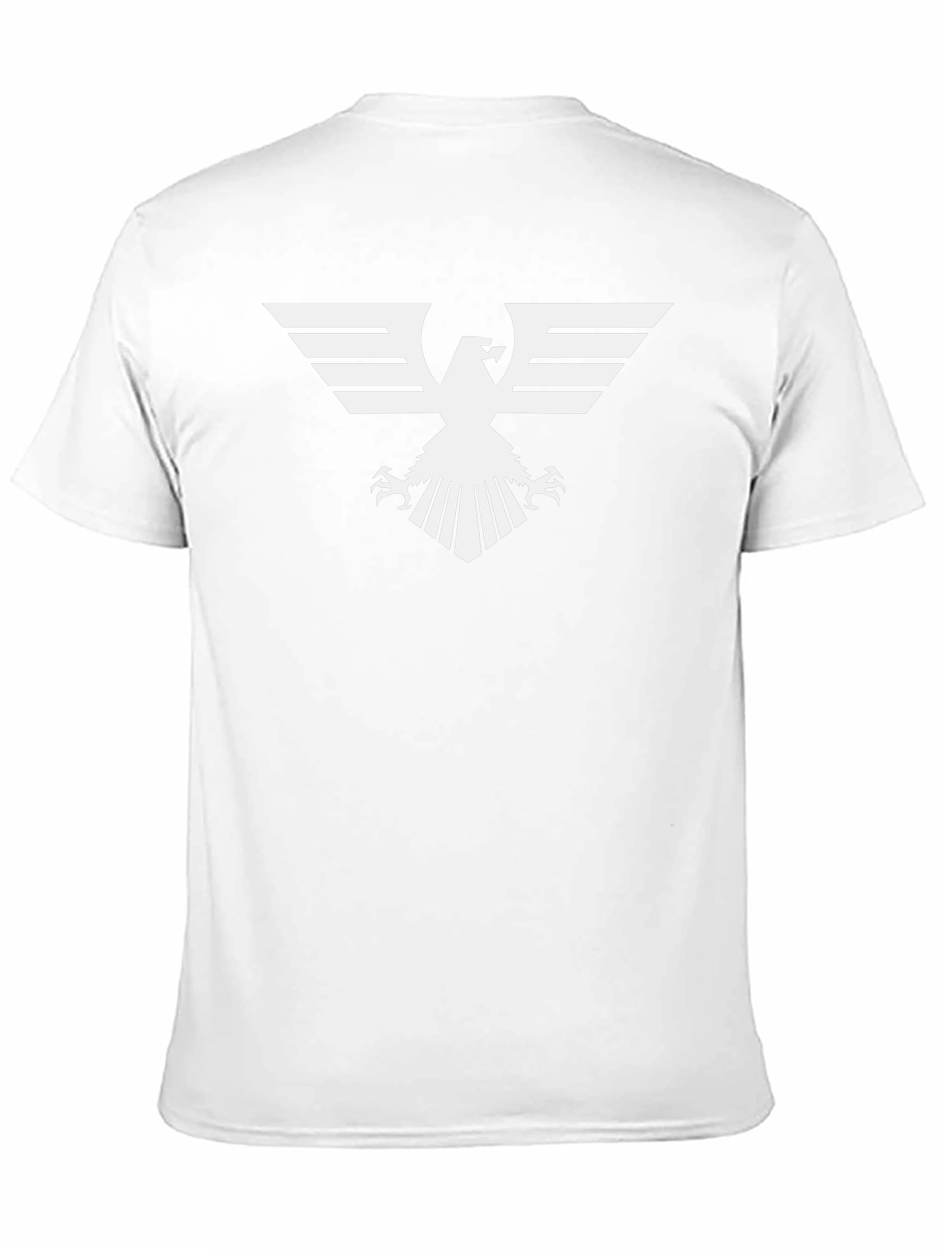 Bold Eagle Graphic Tee - Black Cotton Blend