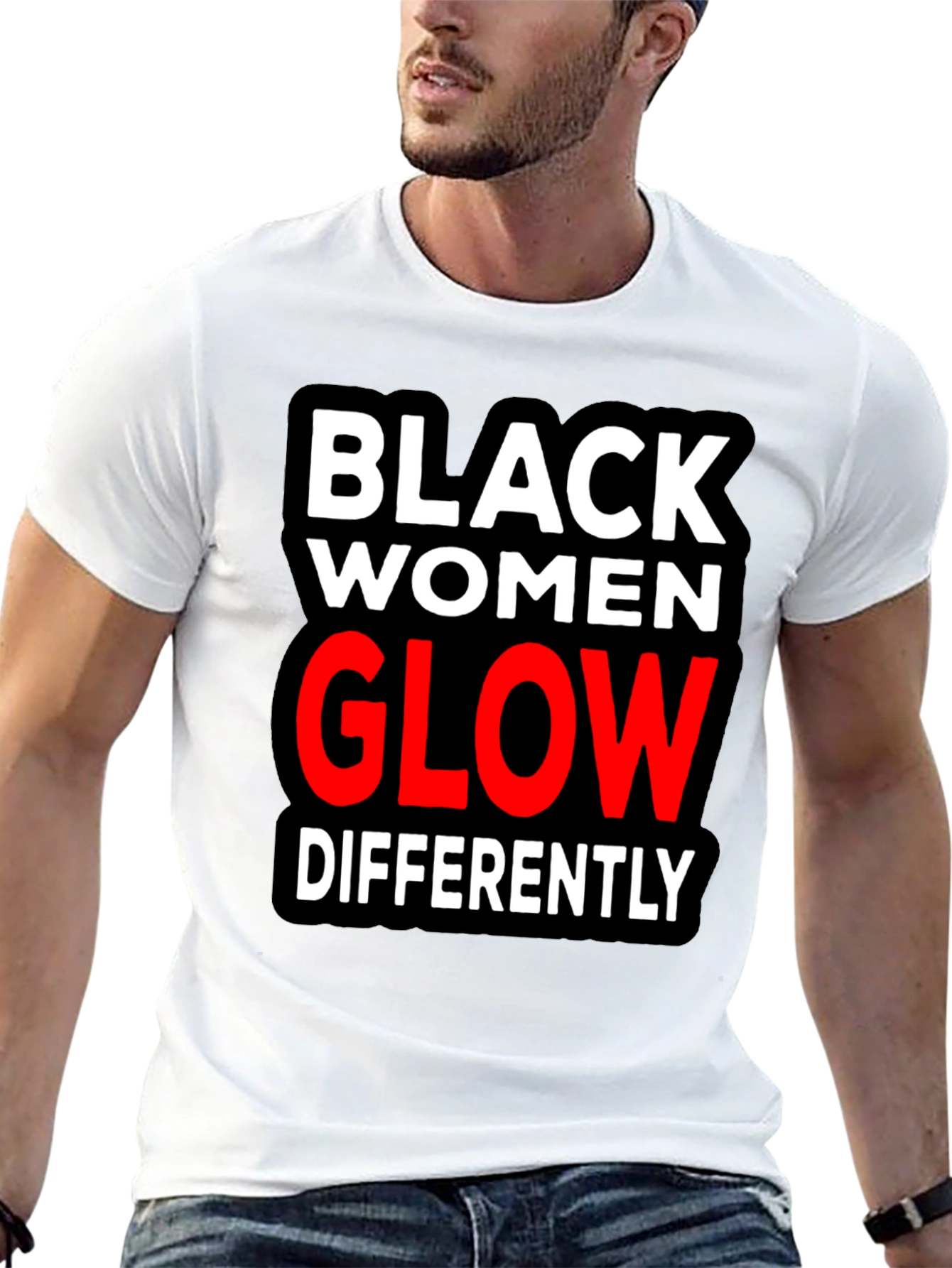 Black Women Glow Differently T-Shirt