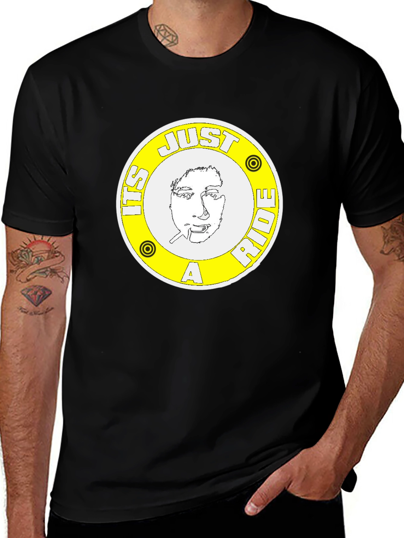 Bill Hicks Just A Ride Black T-Shirt