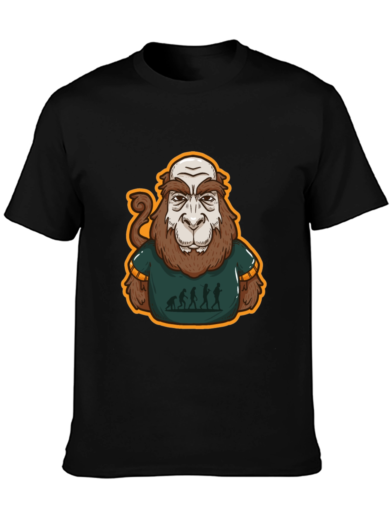 Bigfoot Evolution T-Shirt - Funny Sasquatch Tee