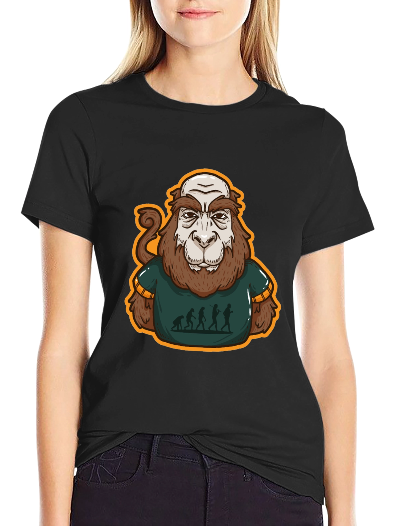 Bigfoot Evolution T-Shirt - Funny Sasquatch Tee