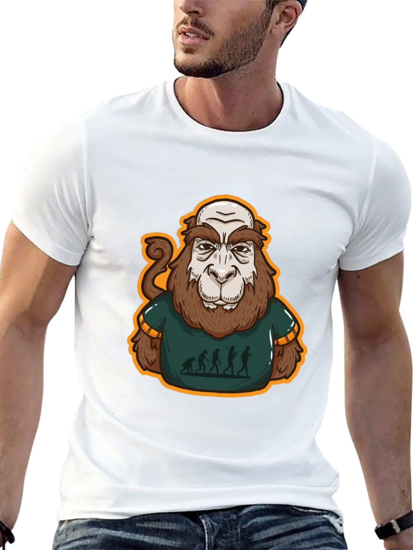 Bigfoot Evolution T-Shirt - Funny Sasquatch Tee