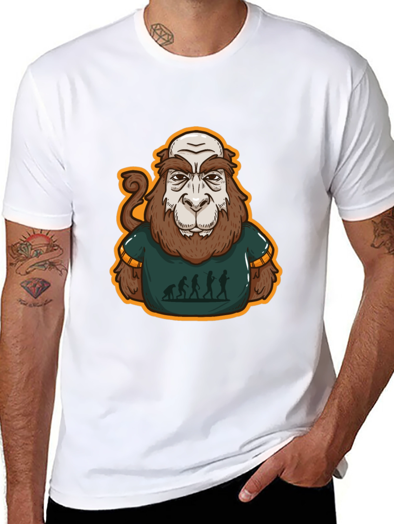 Bigfoot Evolution T-Shirt - Funny Sasquatch Tee