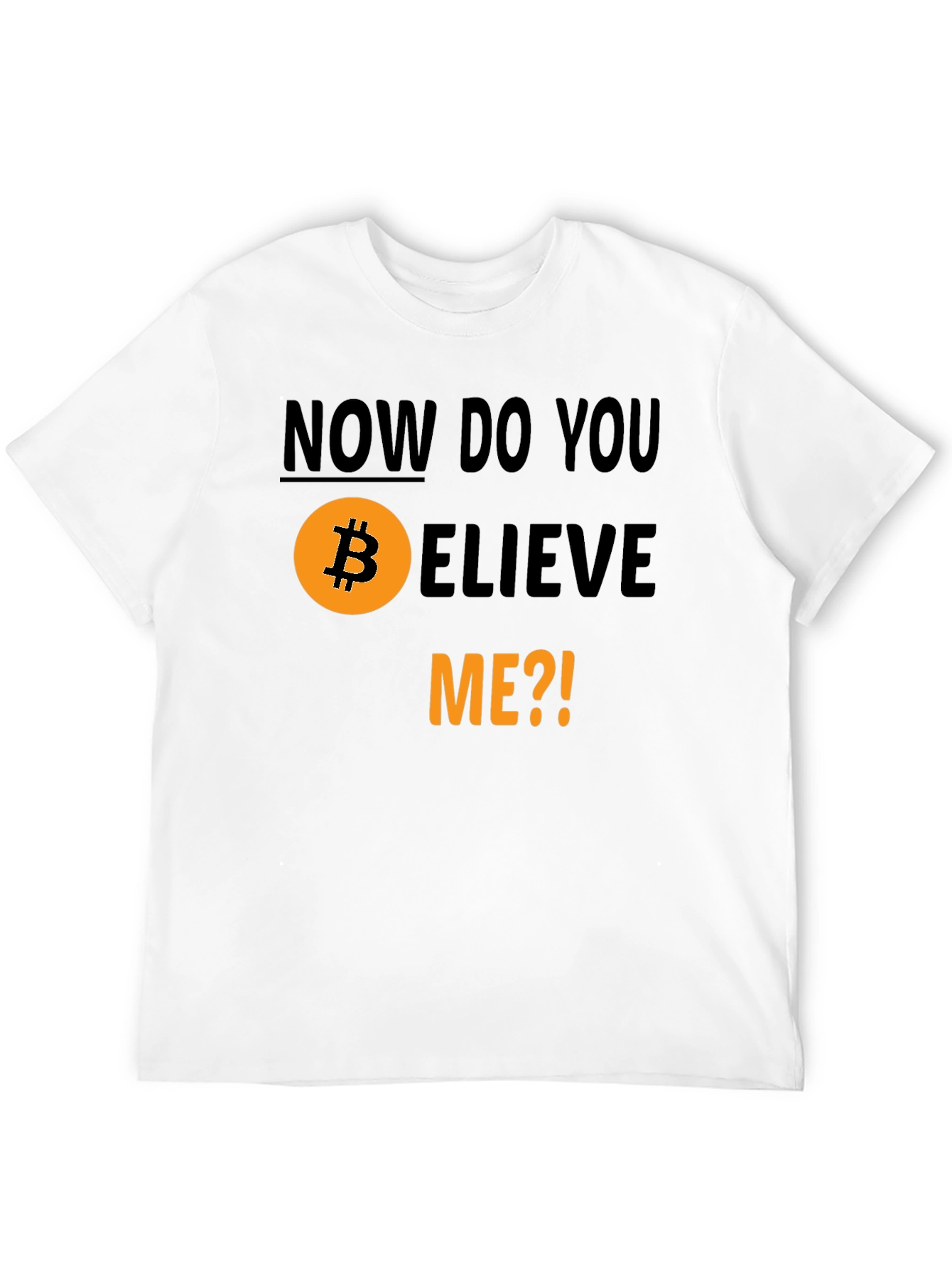 Bitcoin Believer T-Shirt - Crypto HODL Tee
