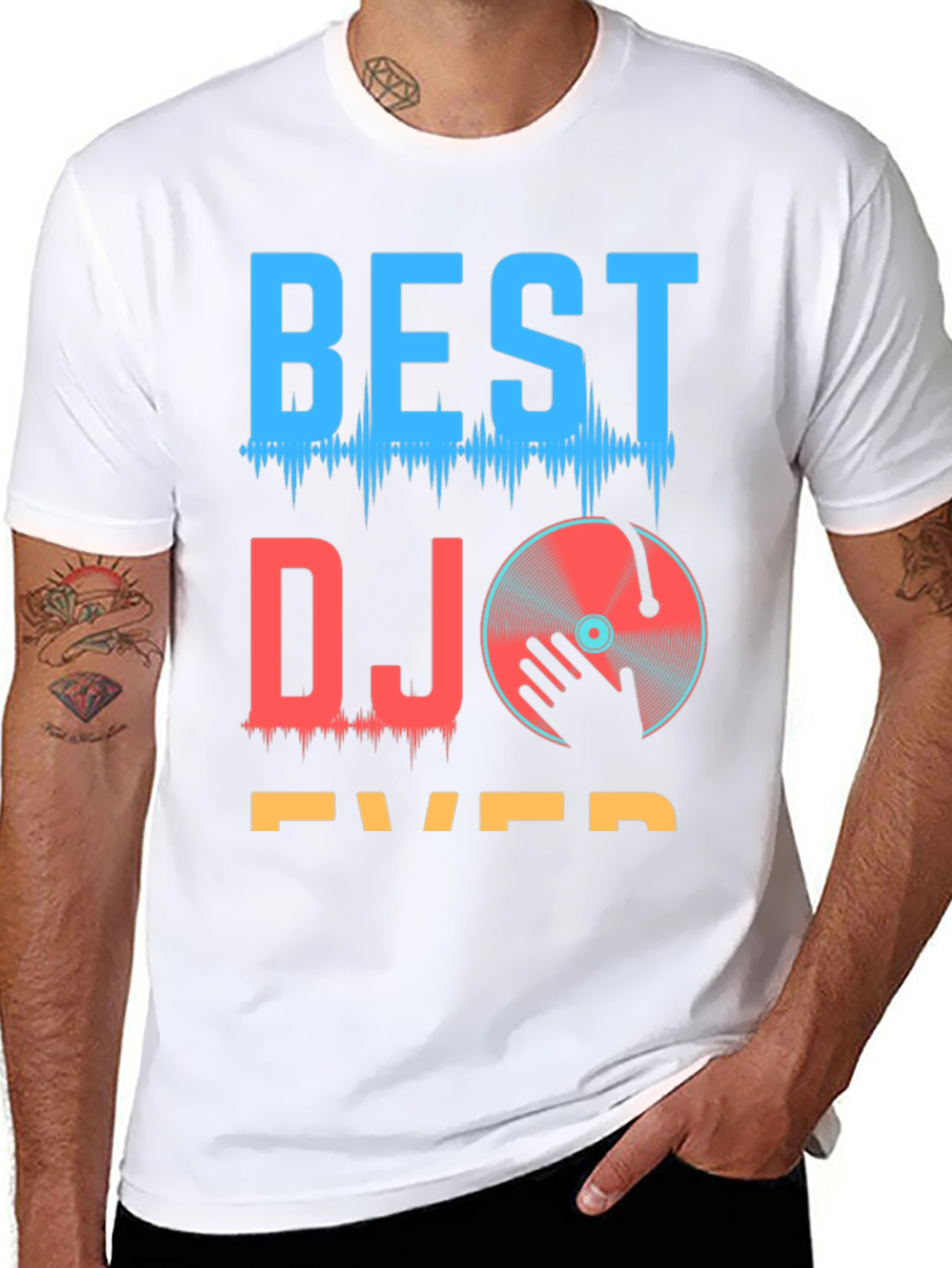 Best DJ Ever T-Shirt Graphic Tee