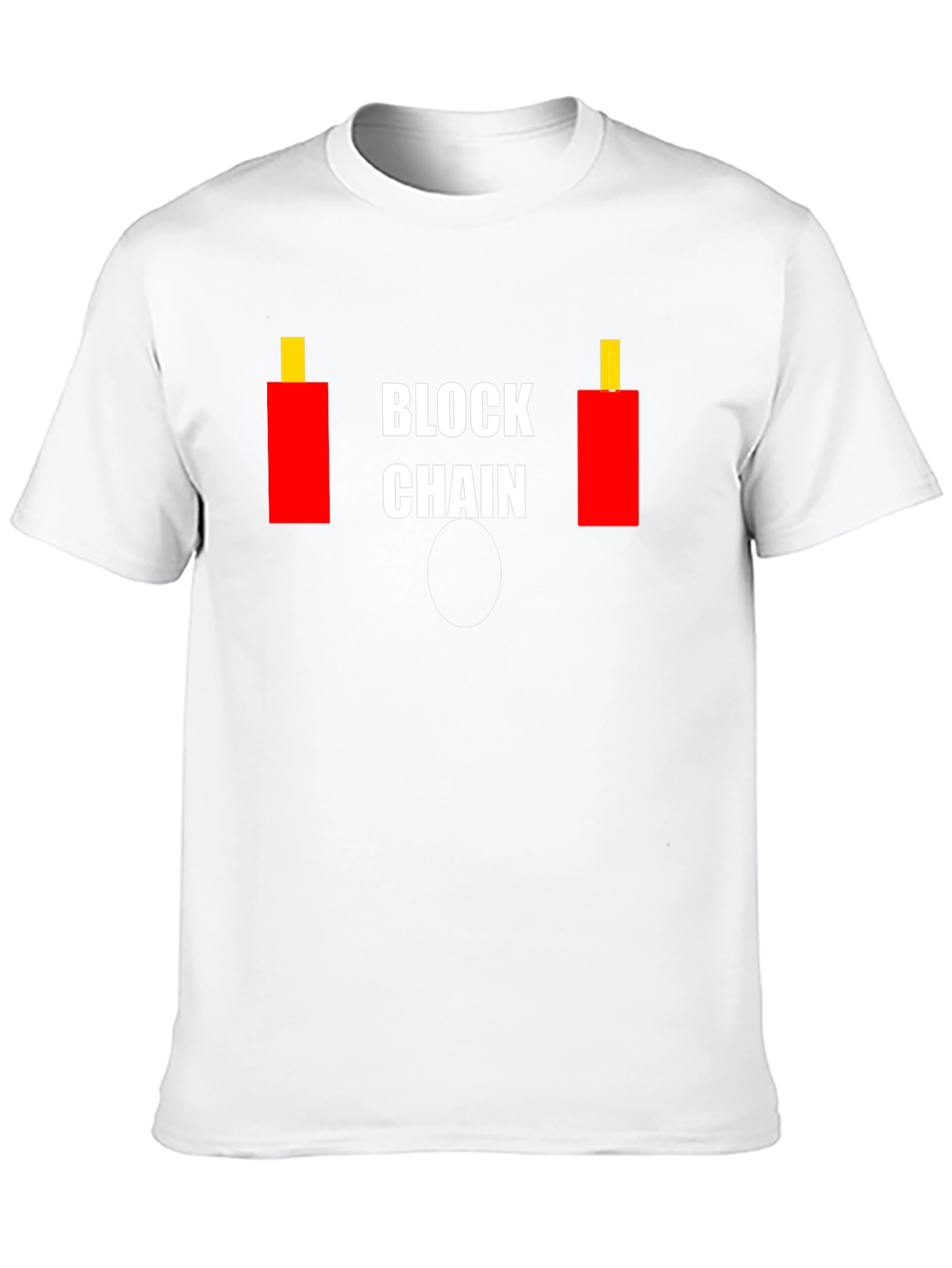 Blockchain Candlestick T-Shirt - Crypto Trading Tee