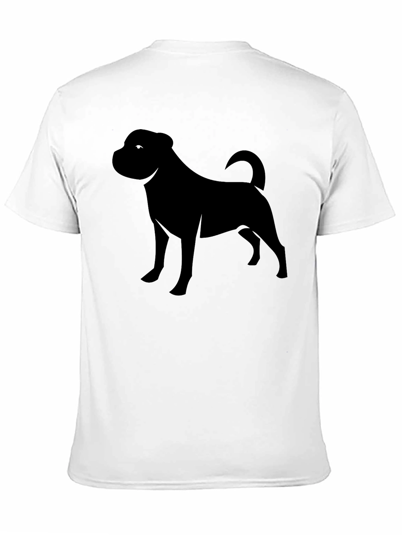 Black Dog Silhouette Graphic Tee