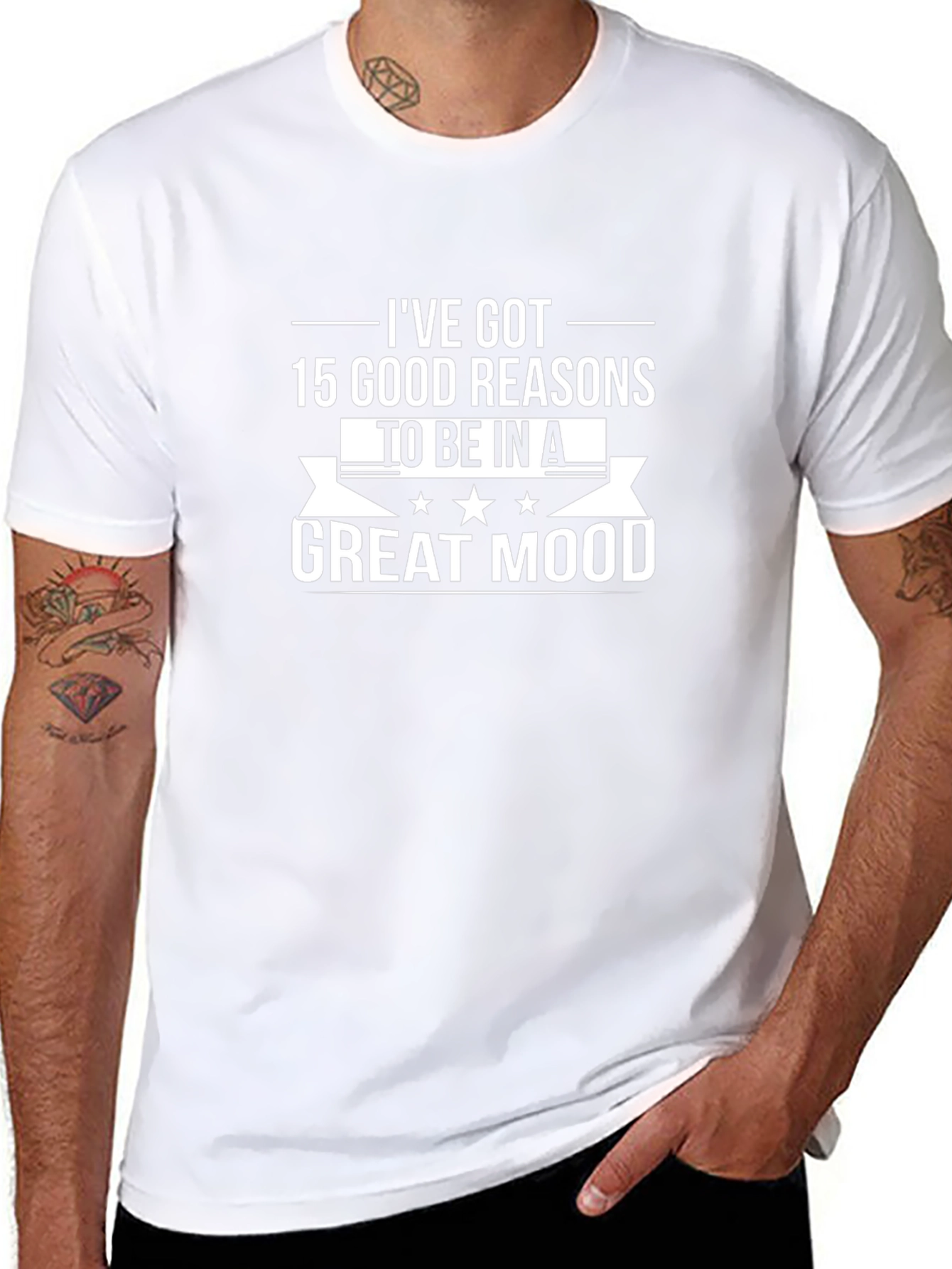 15 Good Reasons T-Shirt - Great Mood Tee