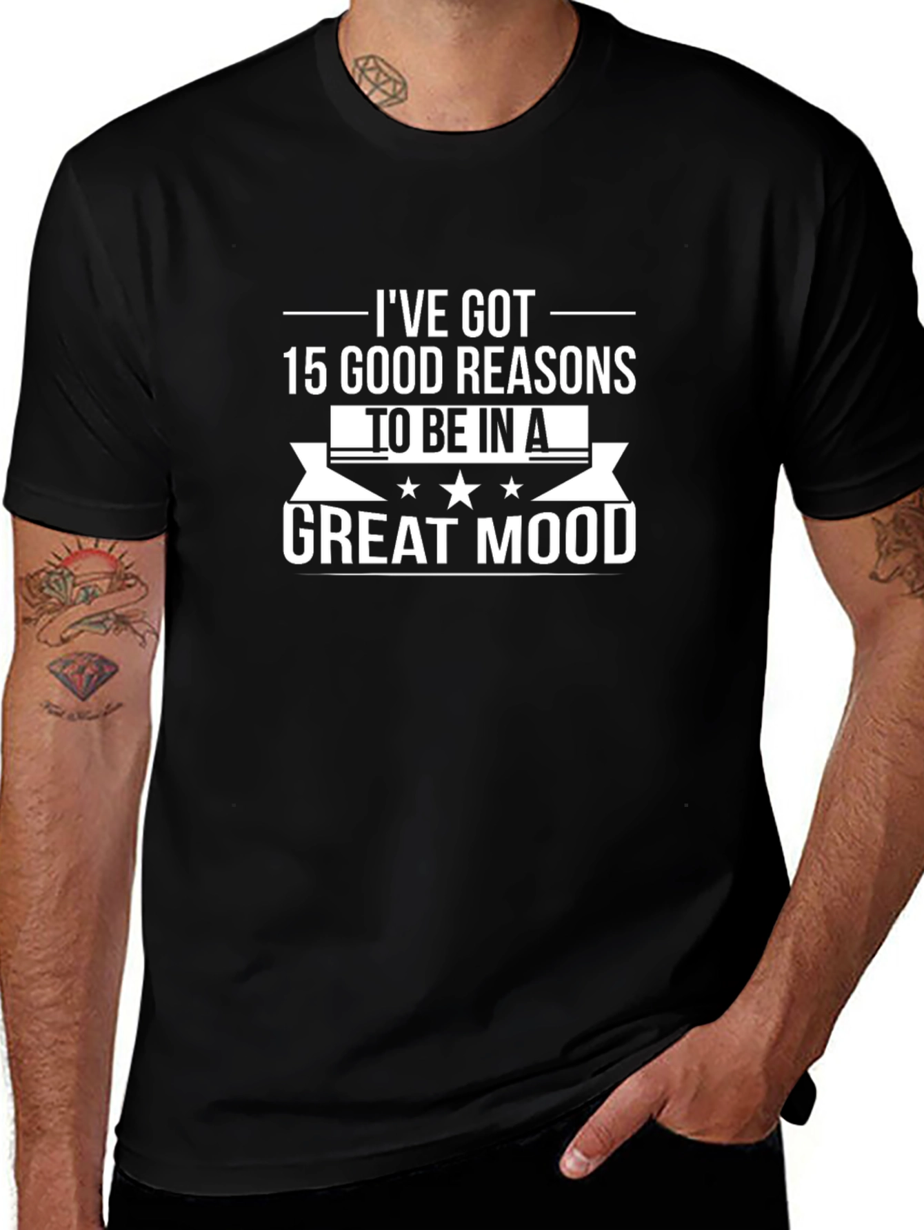 15 Good Reasons T-Shirt - Great Mood Tee