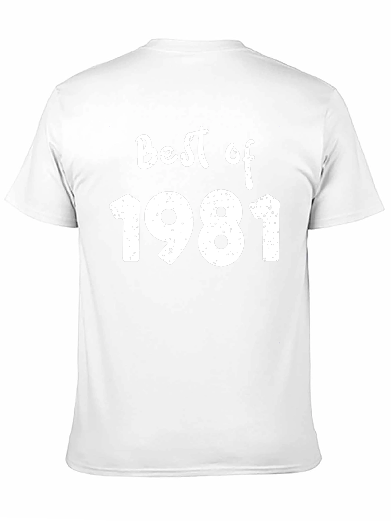 Best of 1981 Black T-Shirt - Vintage Birthday Gift
