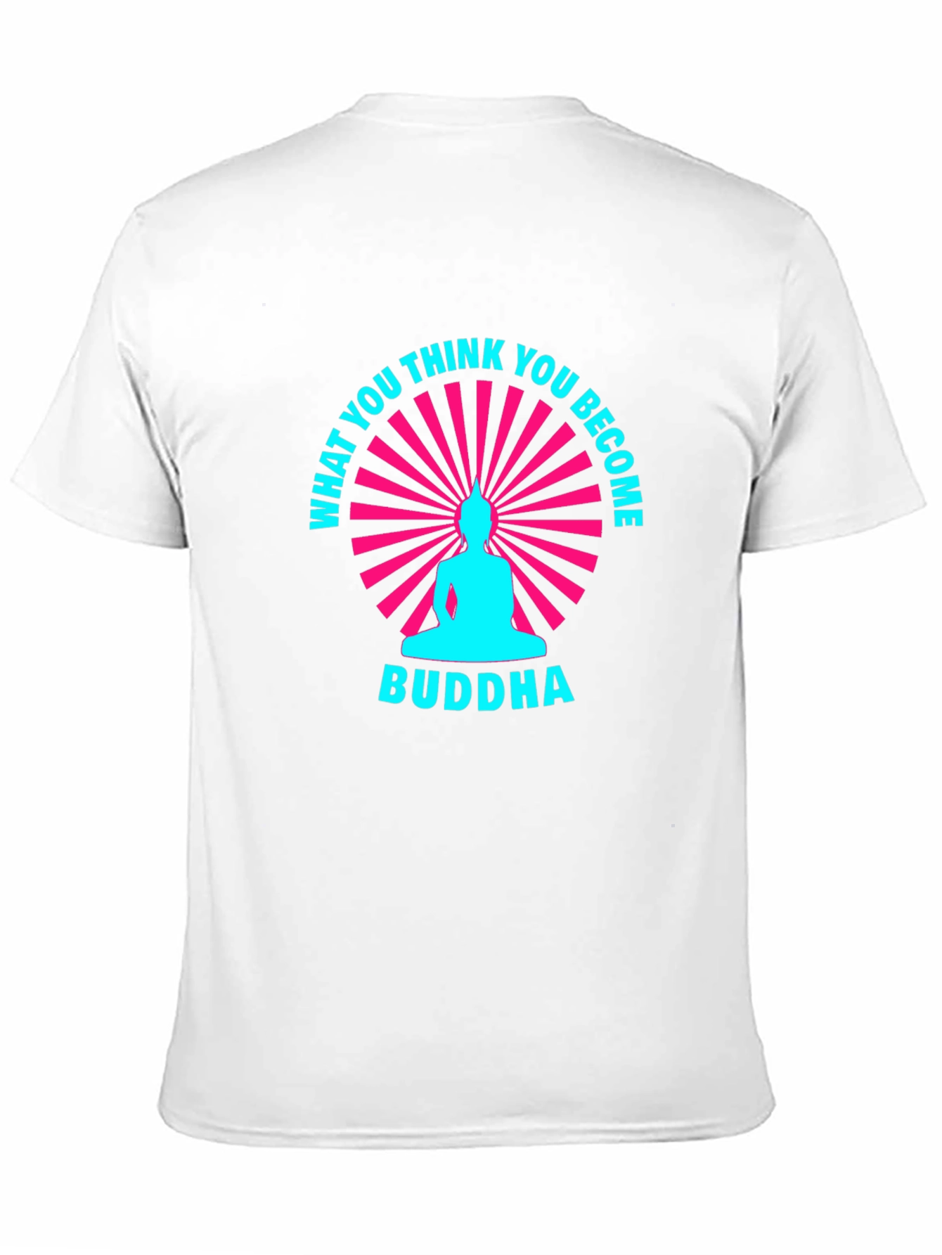 Buddha Graphic Black T-Shirt - What You Think You Become