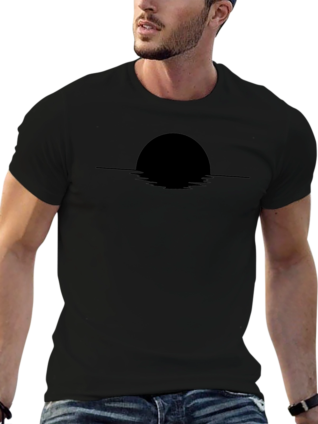 Black Horizon Graphic Tee