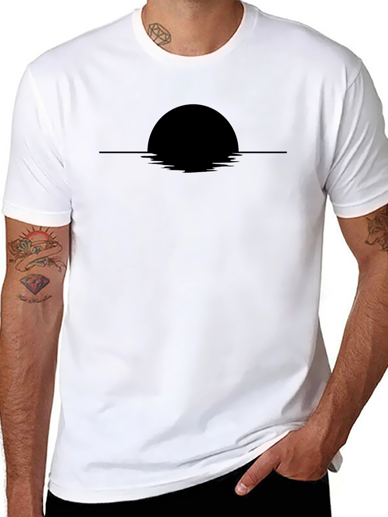 Black Horizon Graphic Tee