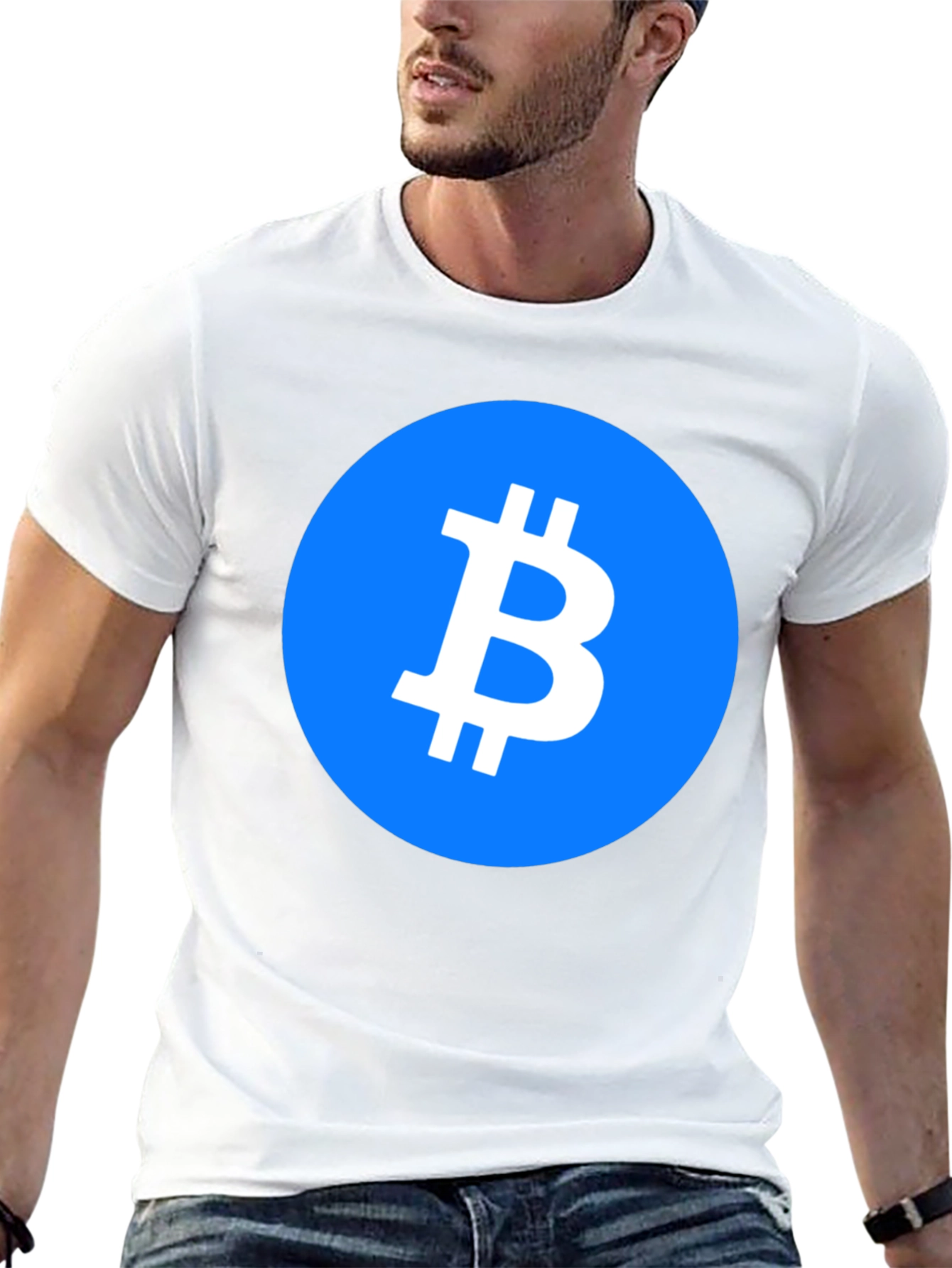 Bitcoin Crypto T-Shirt - Cool Minimalist Design