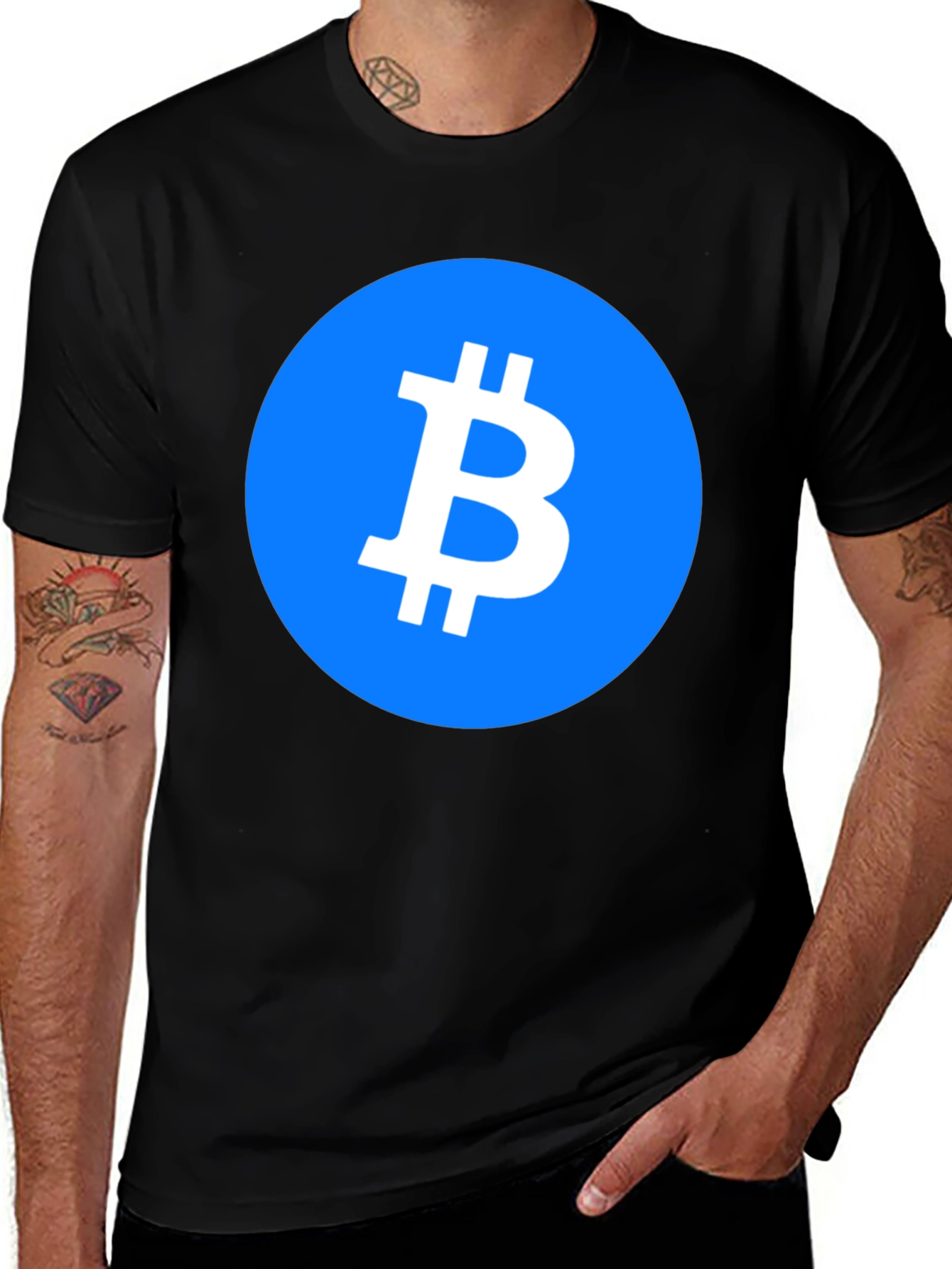Bitcoin Crypto T-Shirt - Cool Minimalist Design