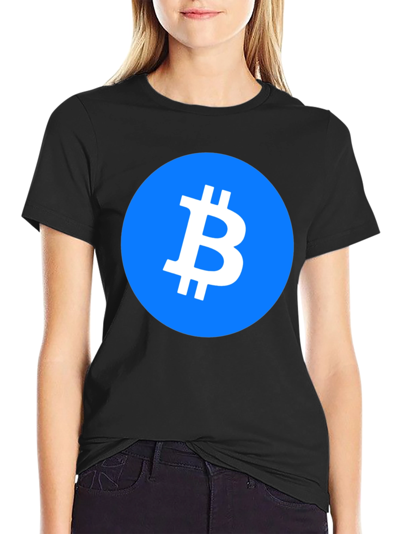 Bitcoin Crypto T-Shirt - Cool Minimalist Design