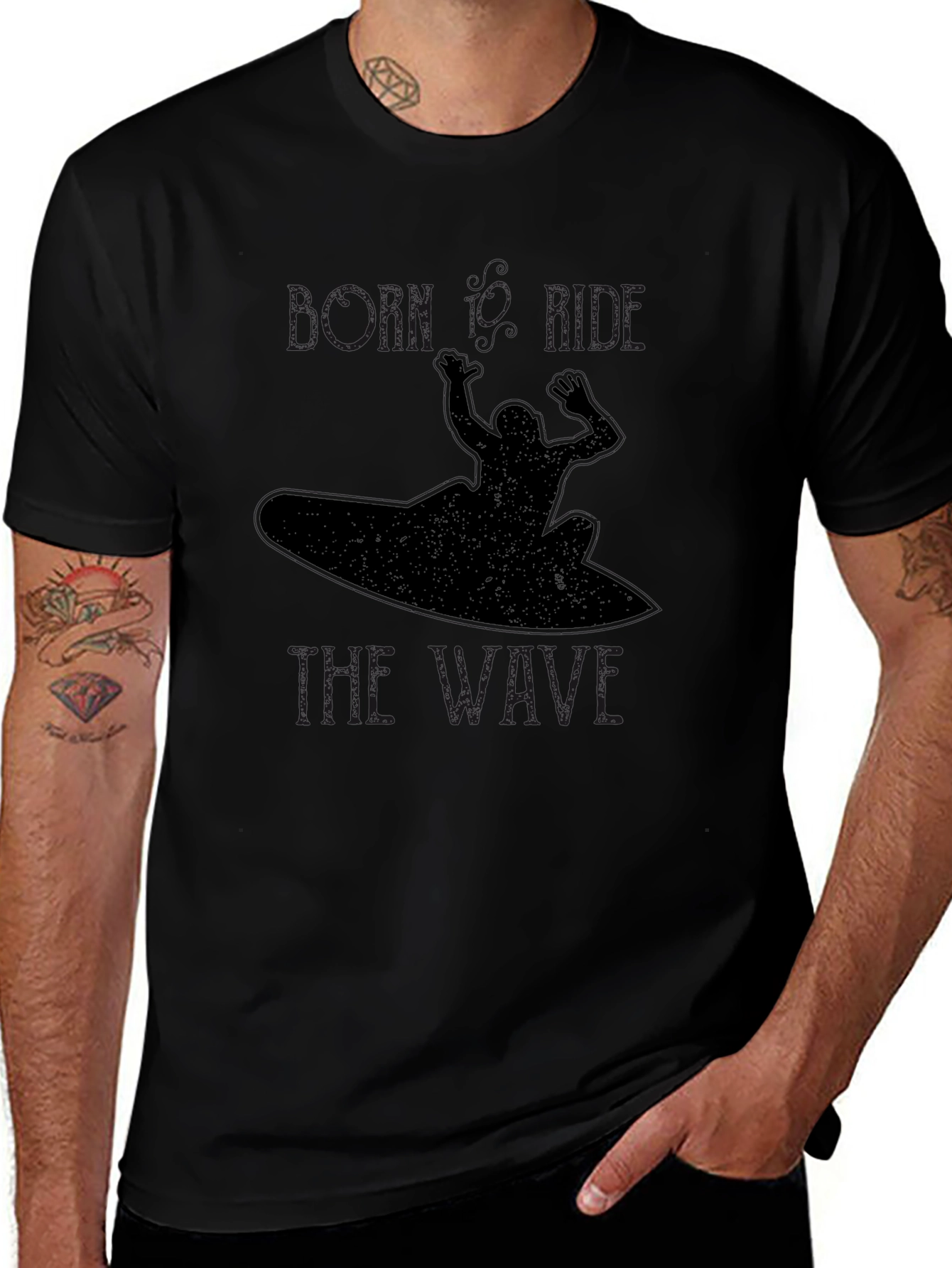 Black Jet Ski T-Shirt for Water Sports Enthusiasts
