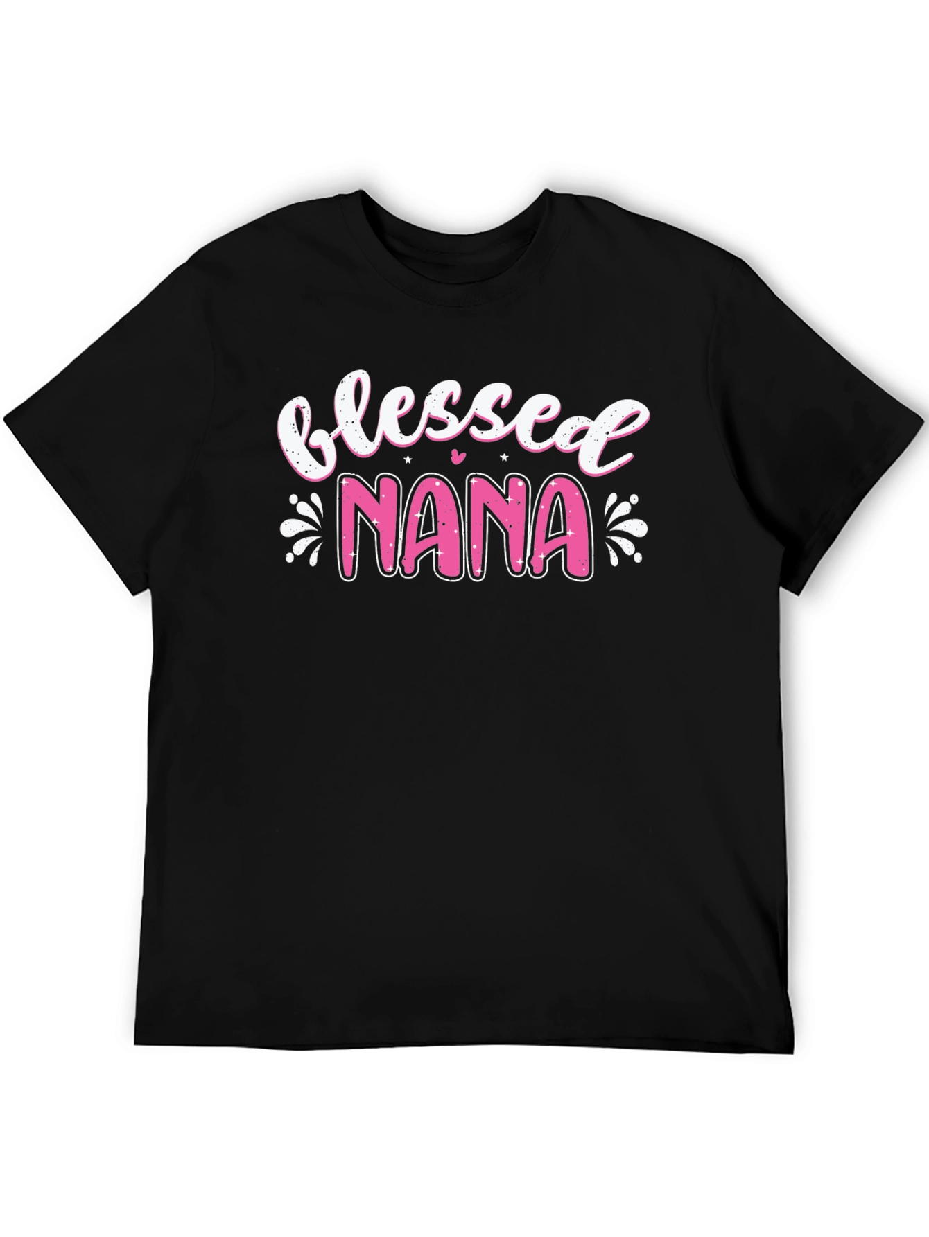 Blessed Nana Graphic T-Shirt - Black