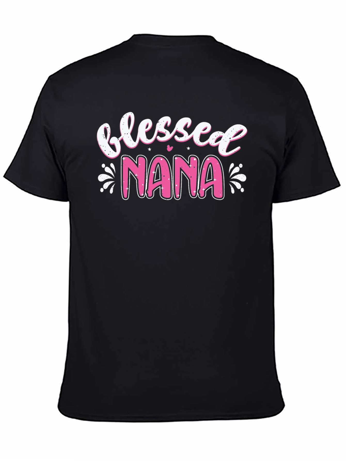 Blessed Nana Graphic T-Shirt - Black