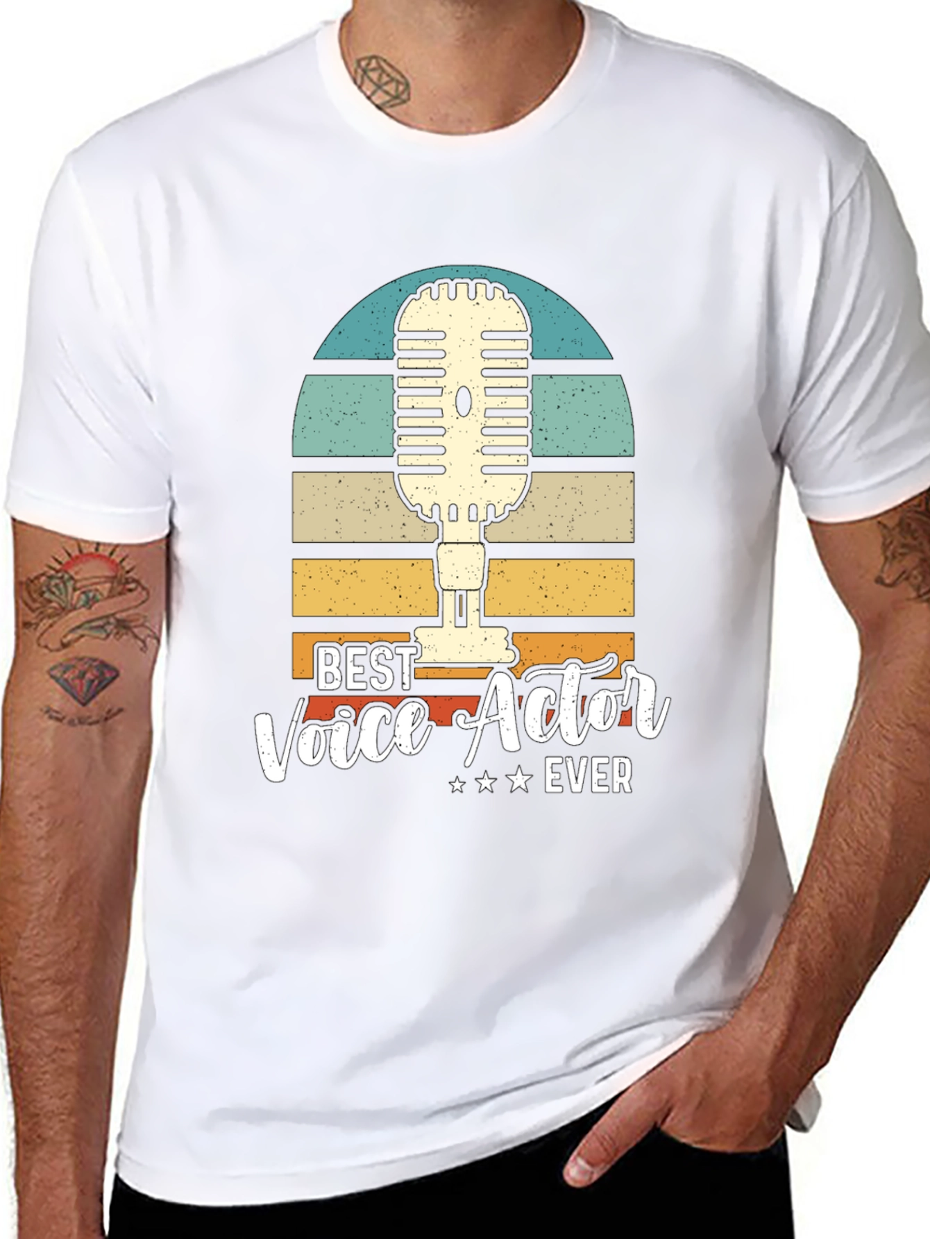 Best Voice Actor Ever Retro T-Shirt