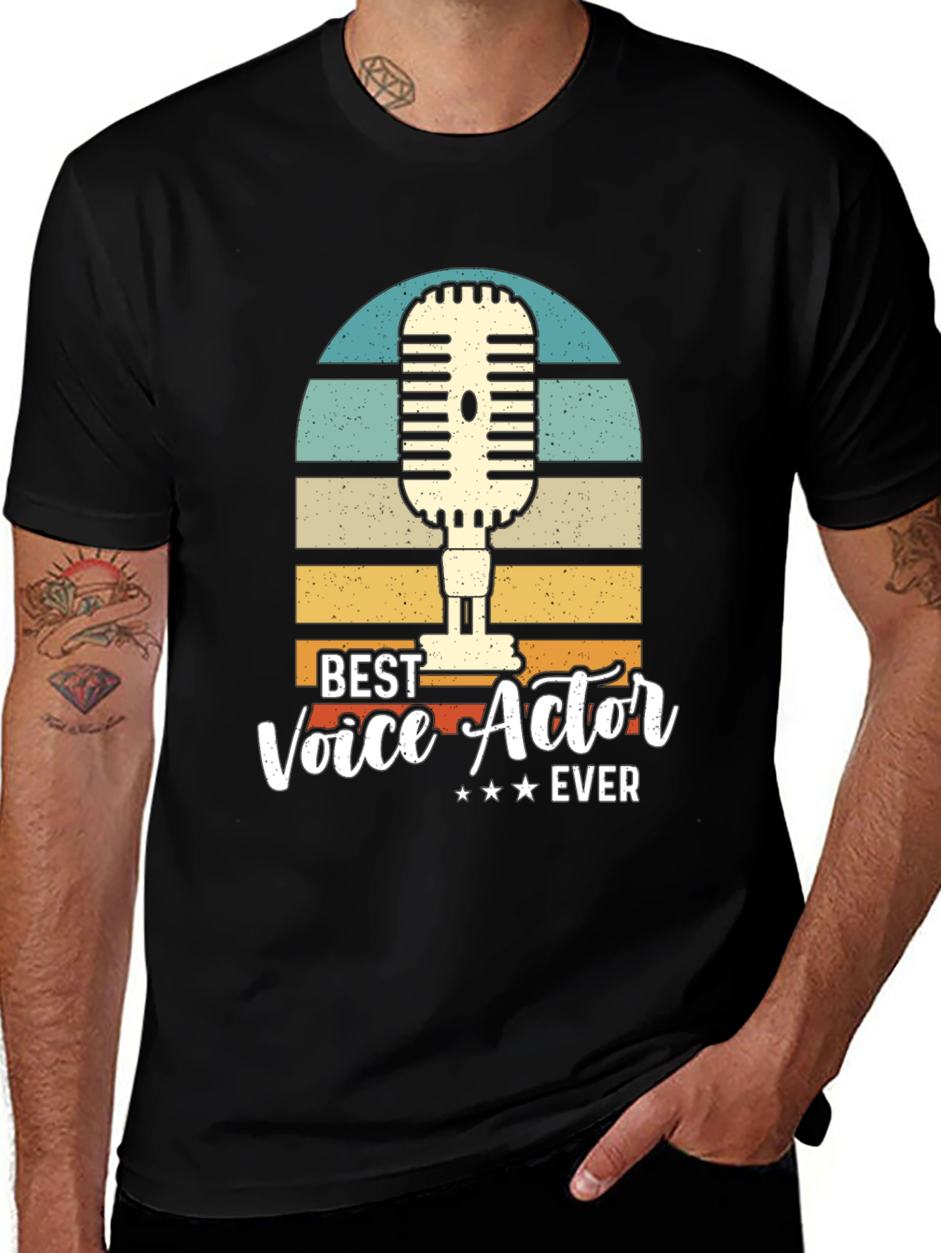 Best Voice Actor Ever Retro T-Shirt
