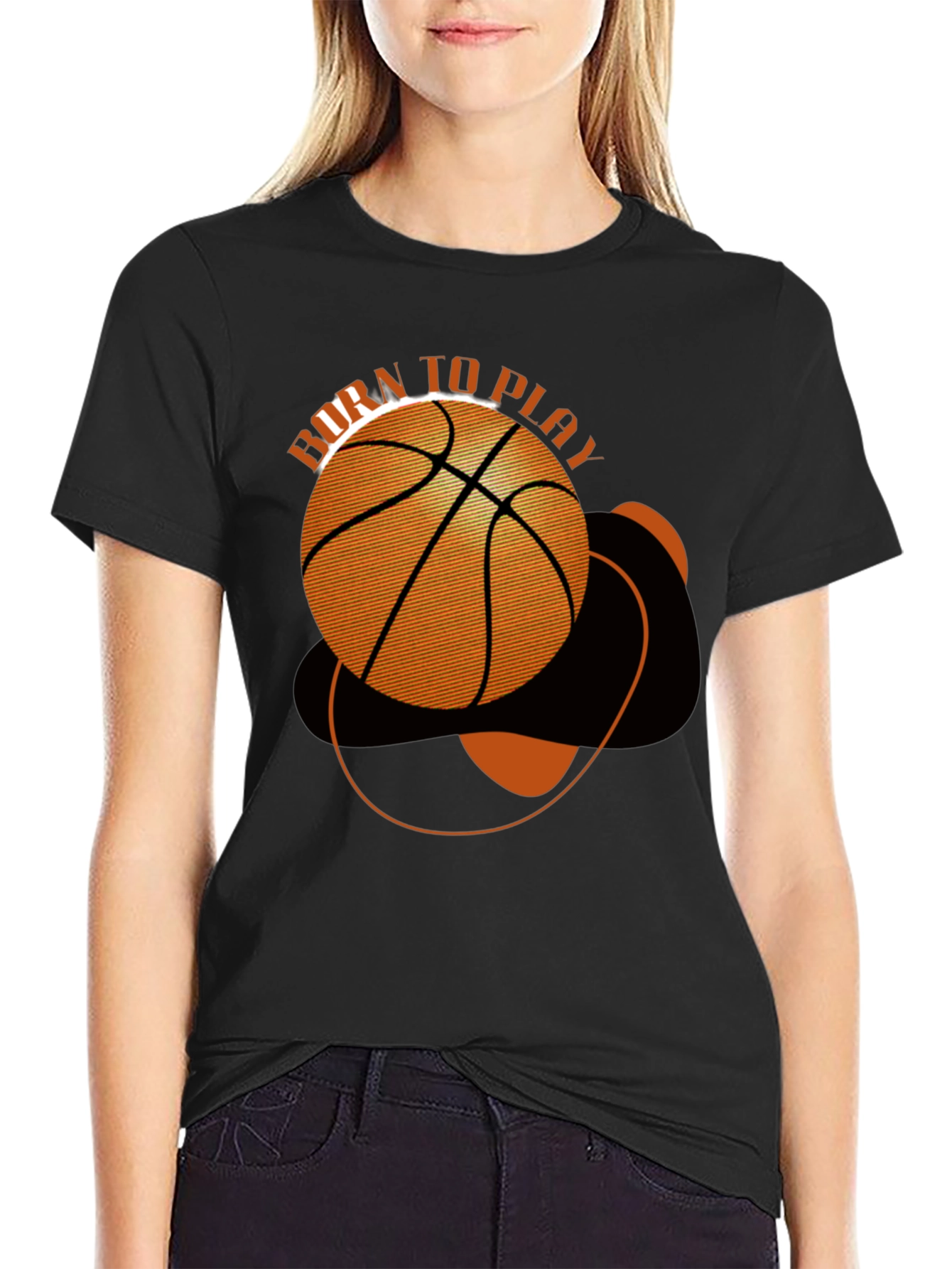 Born to Play Basketball Graphic Tee - Stylish & Unique