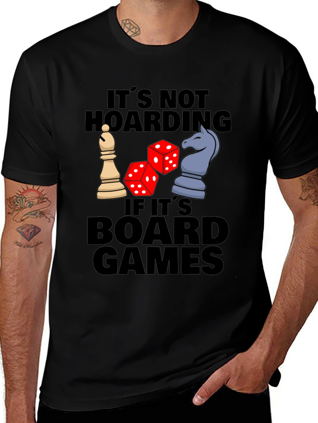 Board Game Lover T-Shirt - Its Not Hoarding