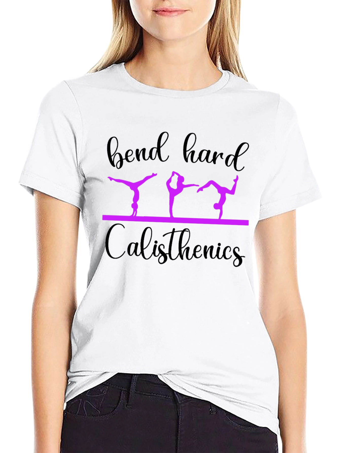 Bend Hard Calisthenics Graphic T-Shirt