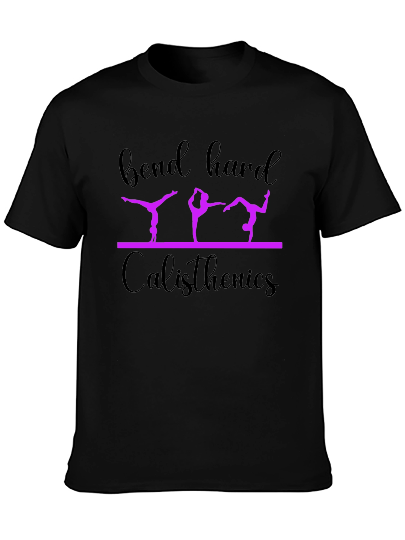 Bend Hard Calisthenics Graphic T-Shirt