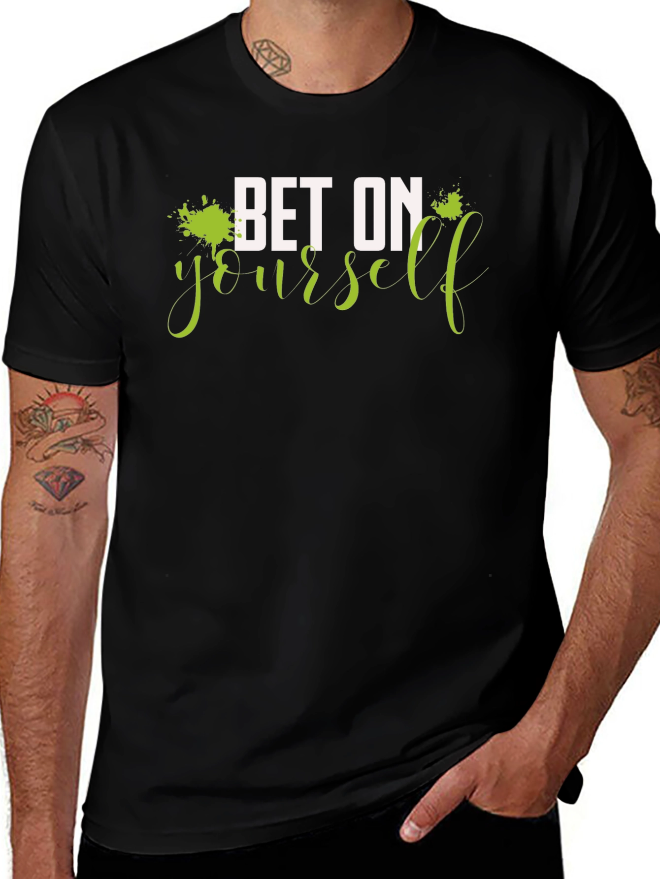 Bet On Yourself Graphic Tee - Motivational T-Shirt
