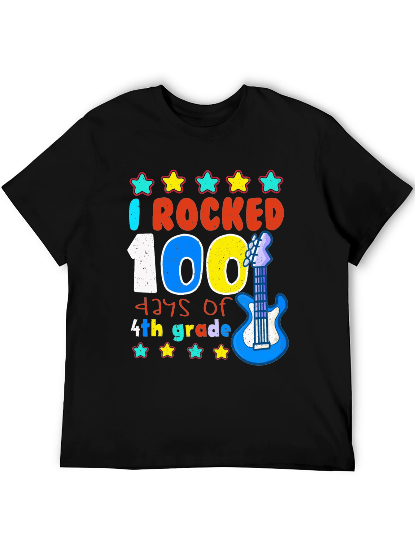 100 Days of 4th Grade Rocked T-Shirt