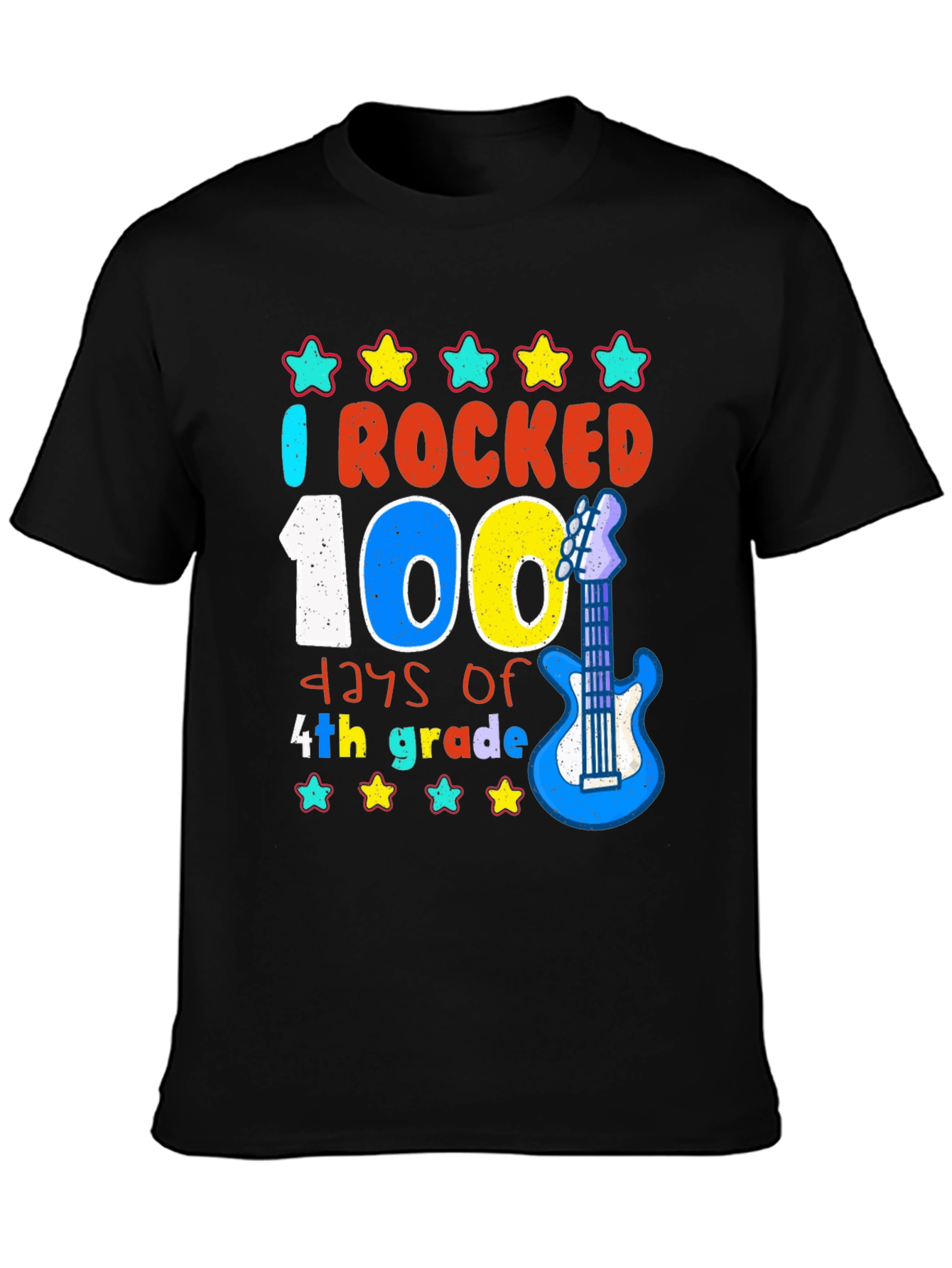 100 Days of 4th Grade Rocked T-Shirt