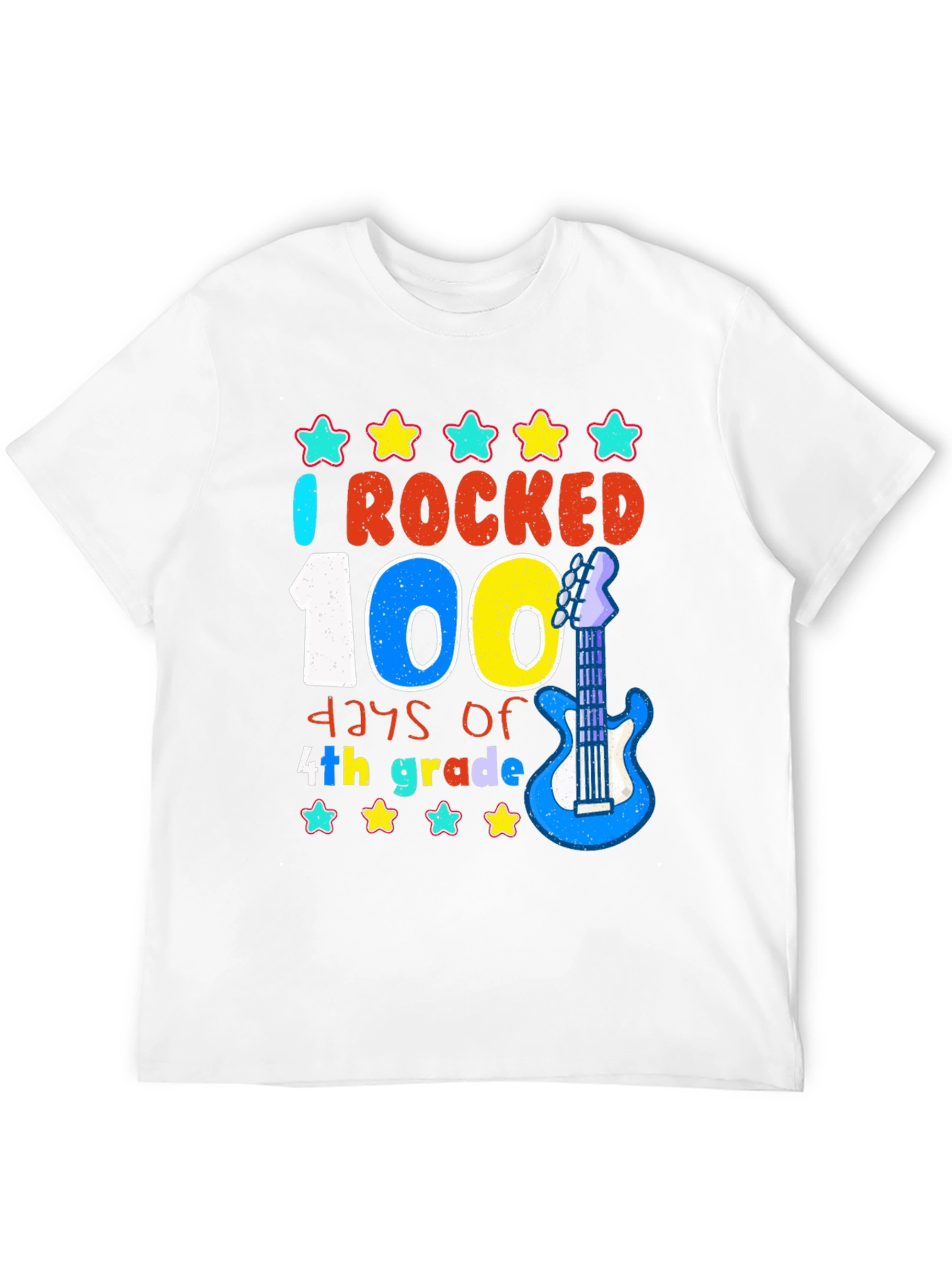100 Days of 4th Grade Rocked T-Shirt