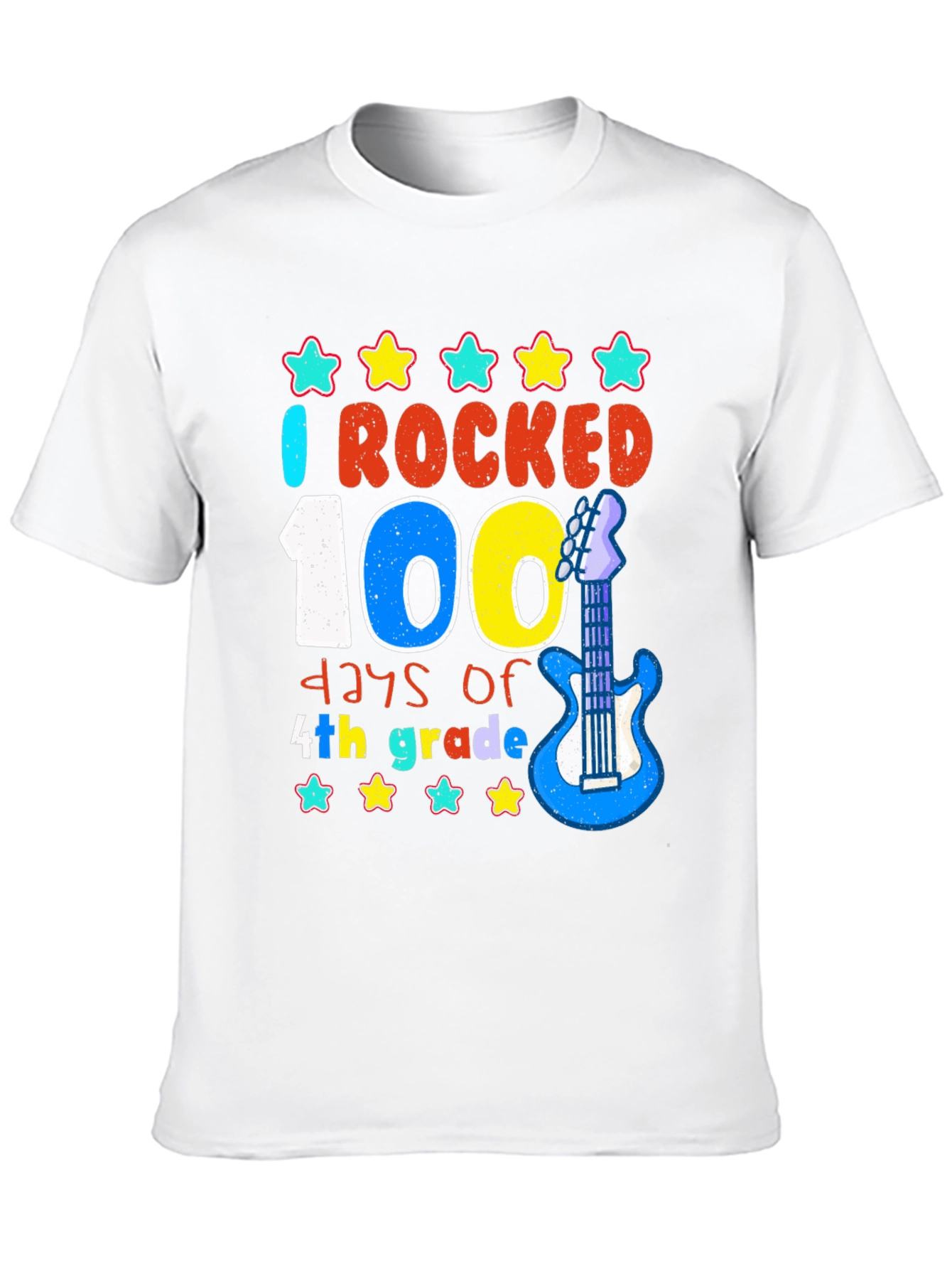 100 Days of 4th Grade Rocked T-Shirt