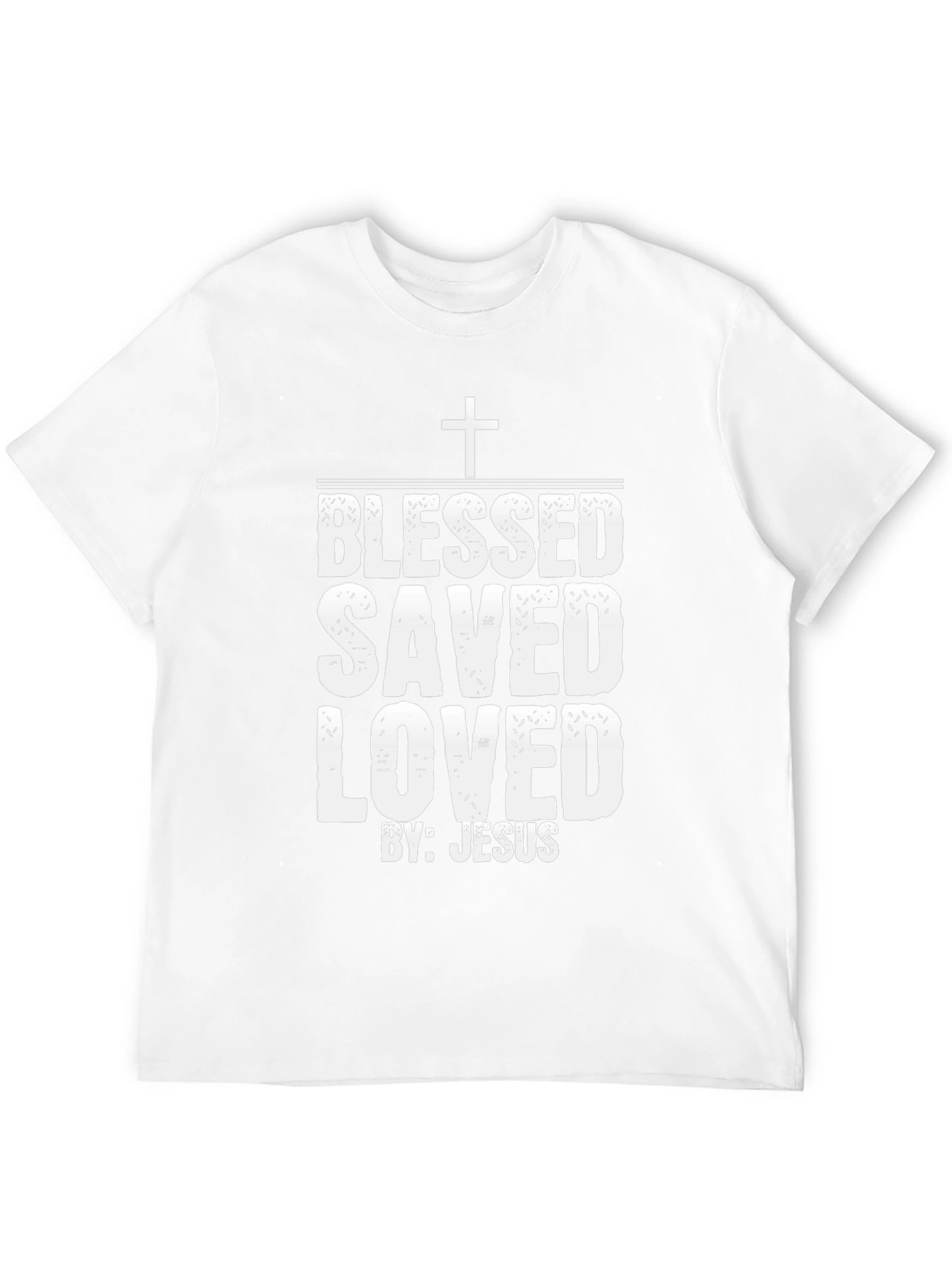 Blessed Saved Loved T-Shirt - Christian Faith Tee