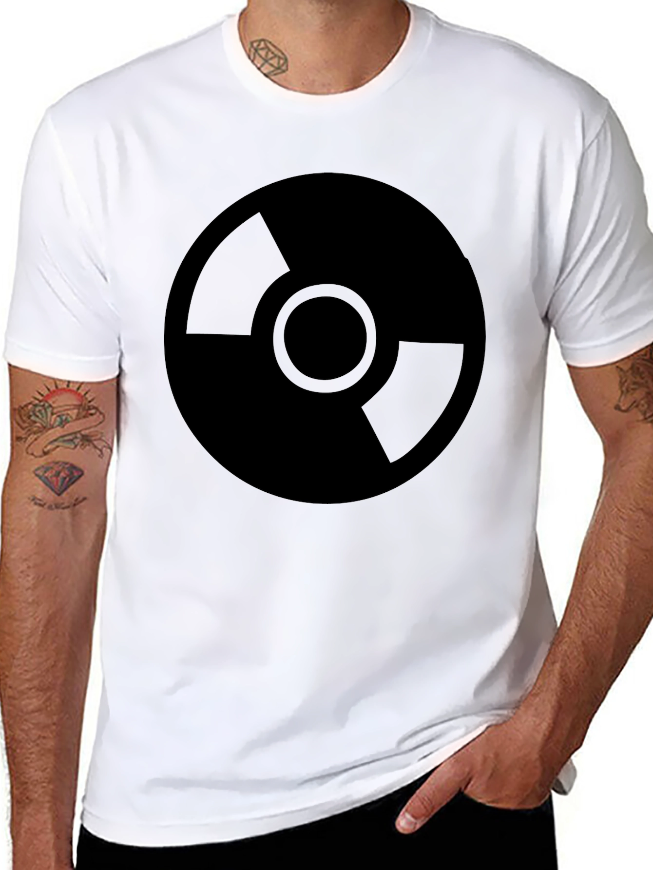 Black Circle Graphic Tee