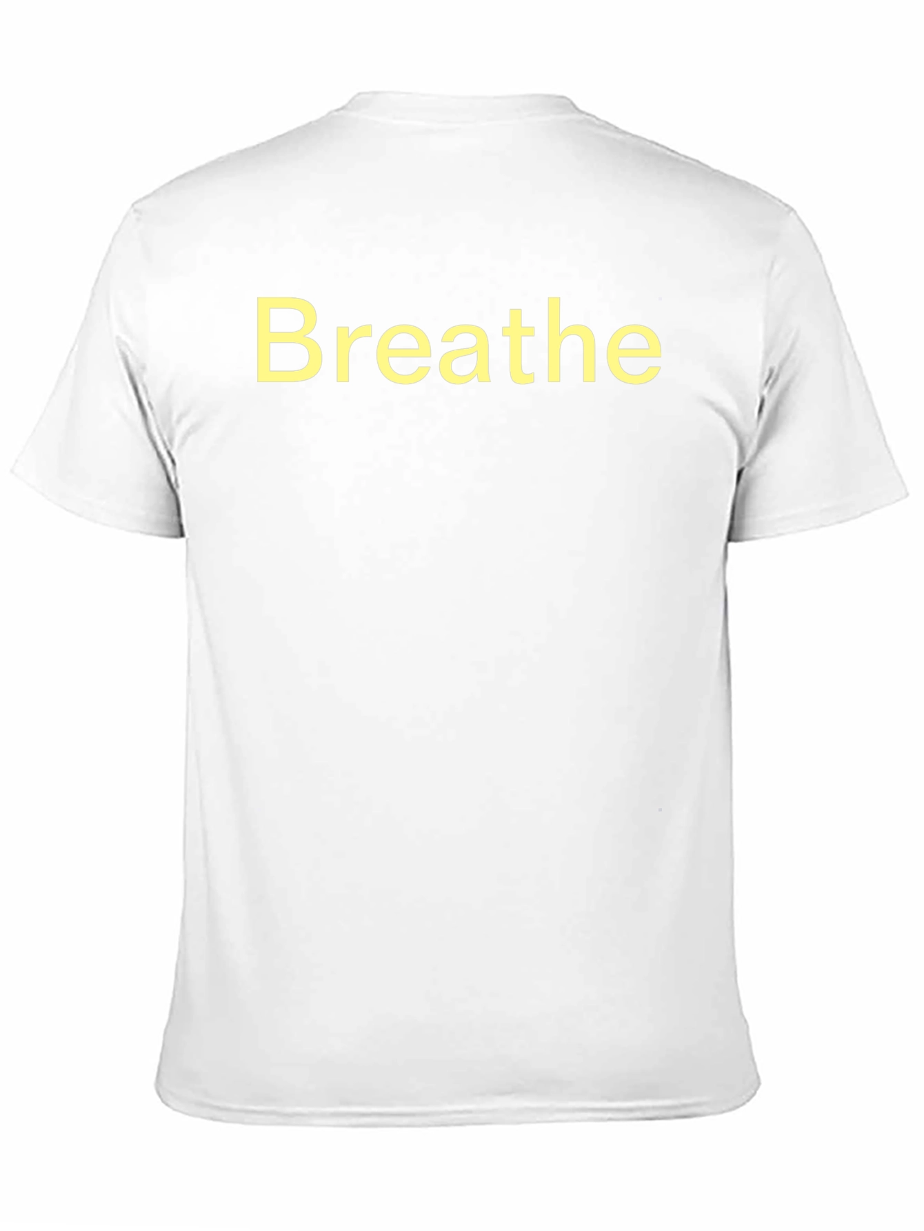 Breathe Graphic Tee - Black Cotton Comfort