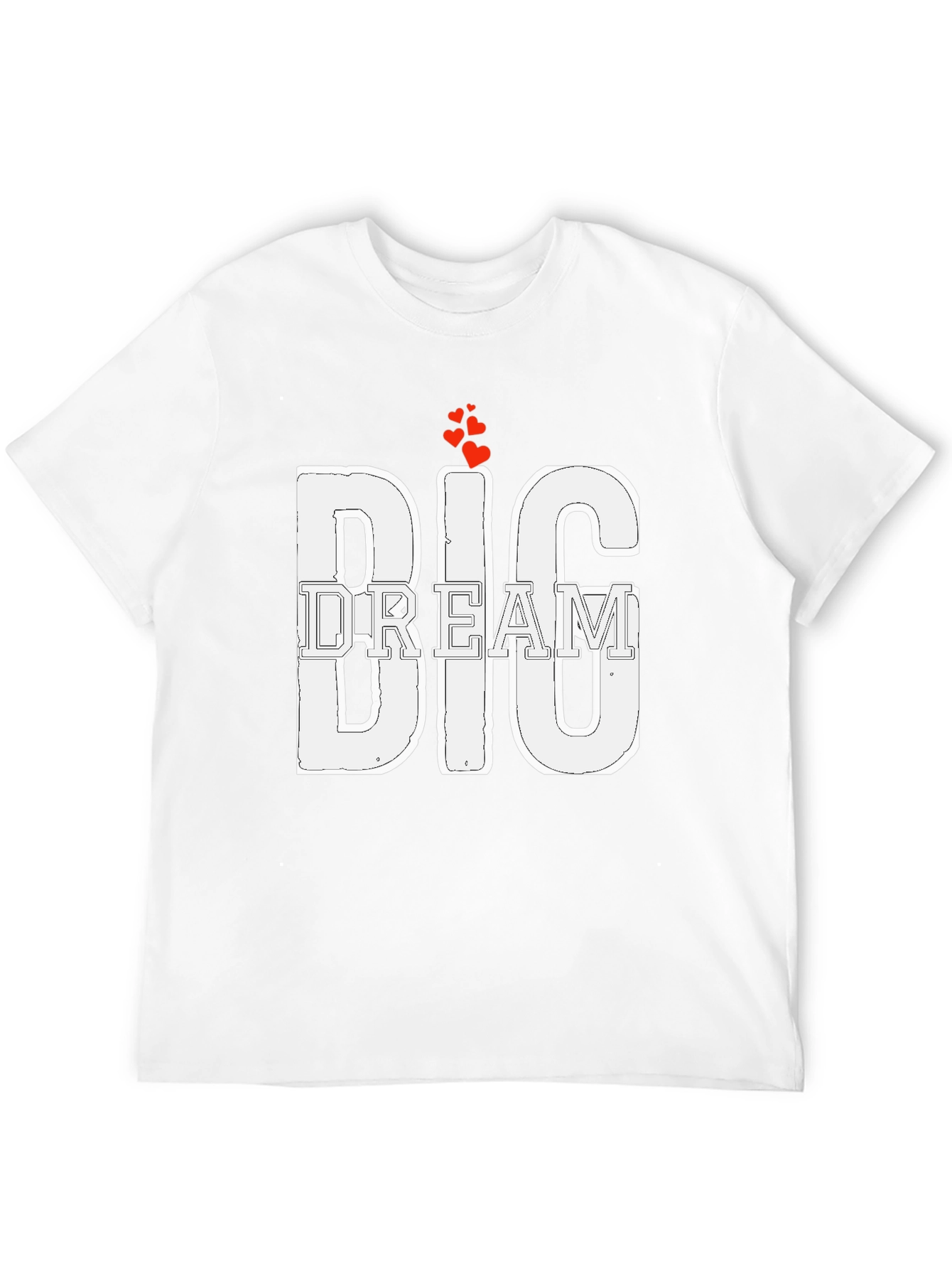 Big Dream Graphic Tee - Motivational Design