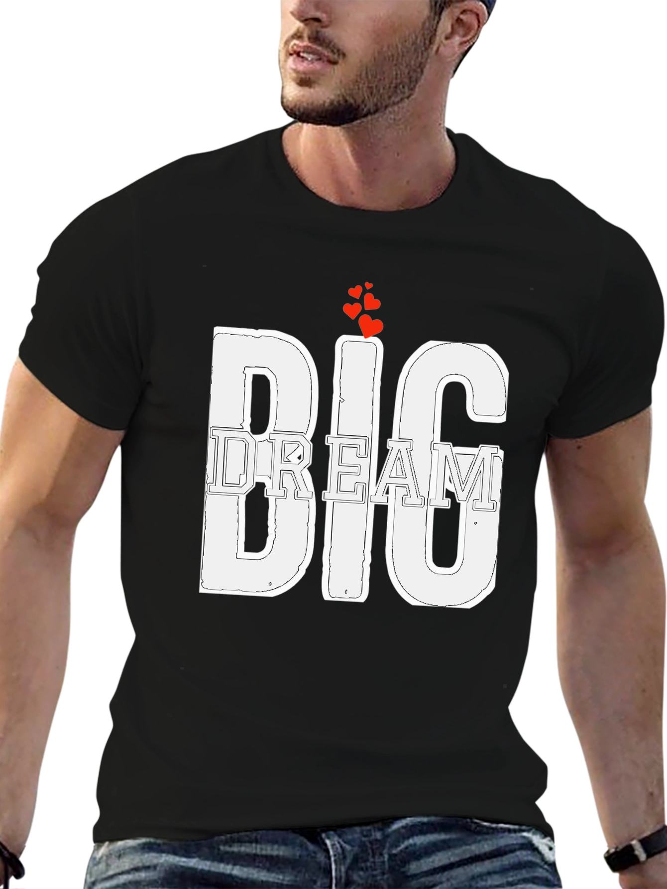 Big Dream Graphic Tee - Motivational Design