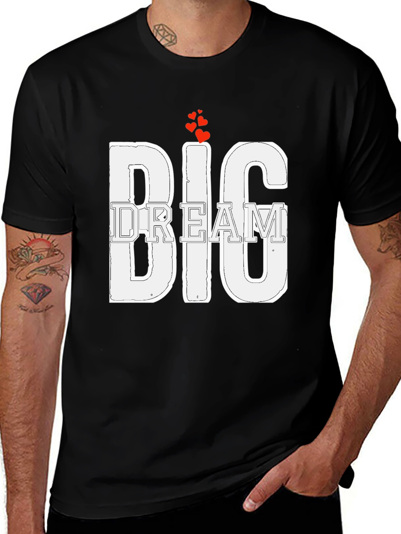 Big Dream Graphic Tee - Motivational Design