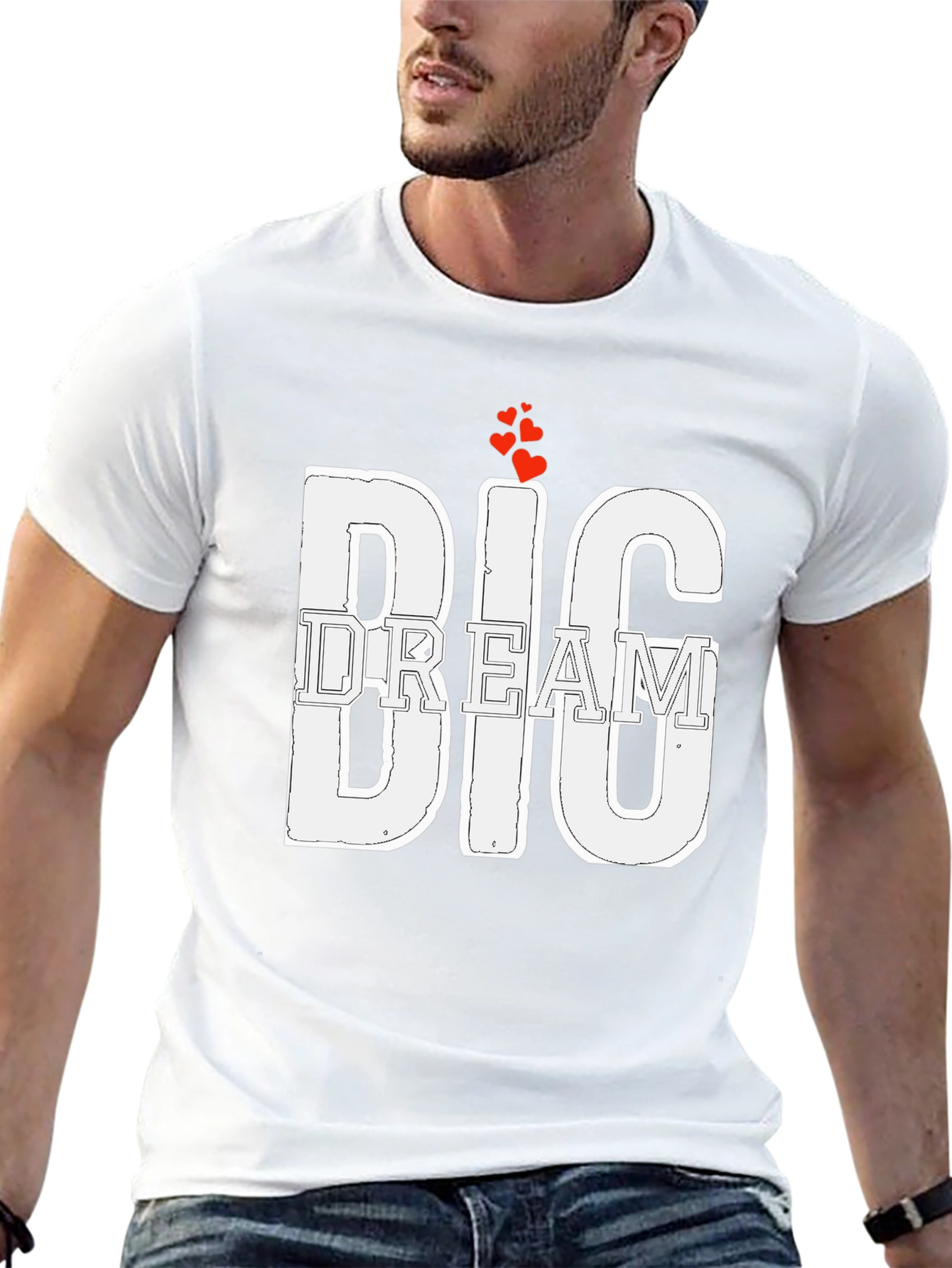 Big Dream Graphic Tee - Motivational Design