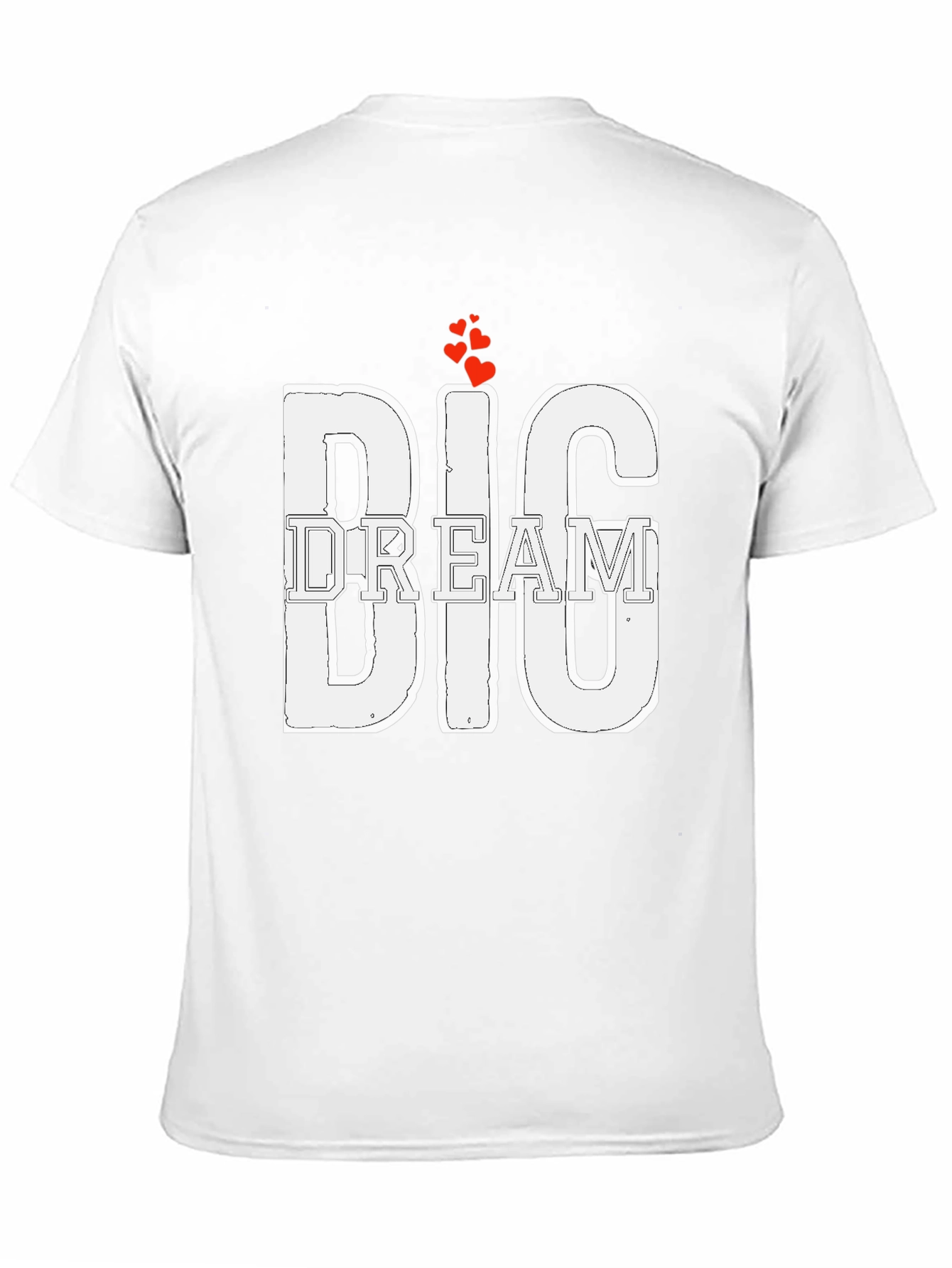 Big Dream Graphic Tee - Motivational Design