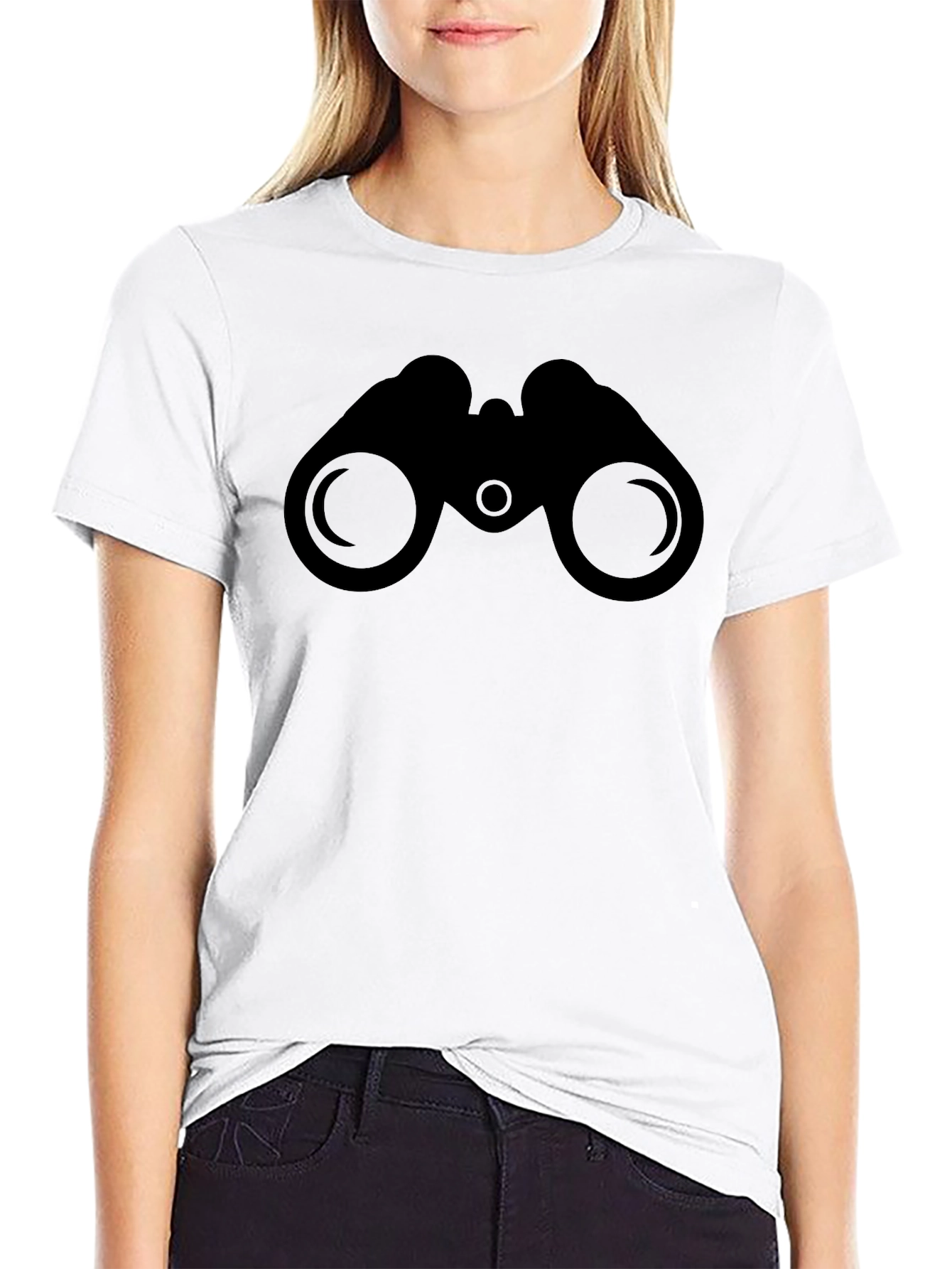 Binoculars Graphic Tee - Stylish Casual Wear