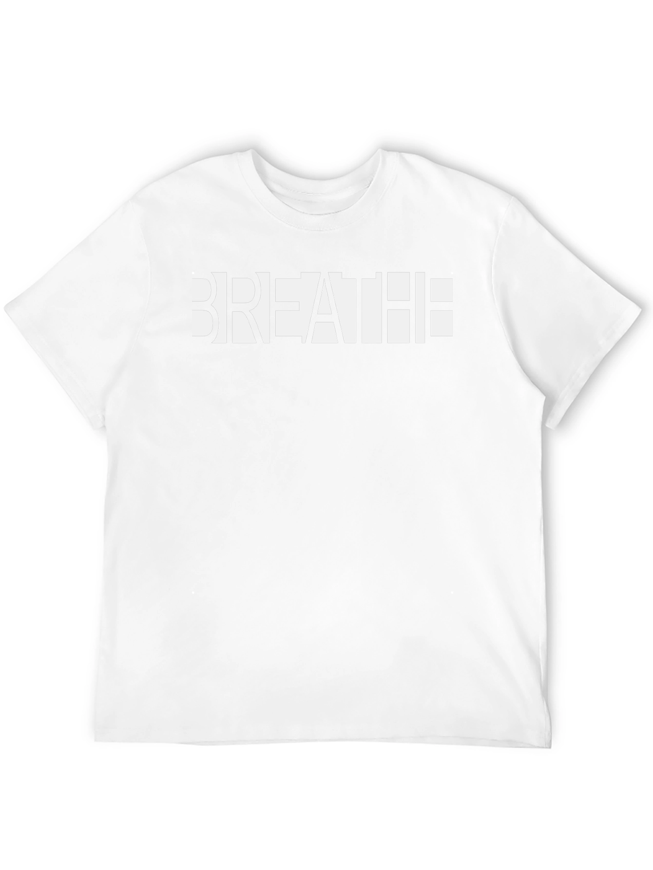 Breathe Graphic Tee - Relaxed Fit Cotton T-Shirt