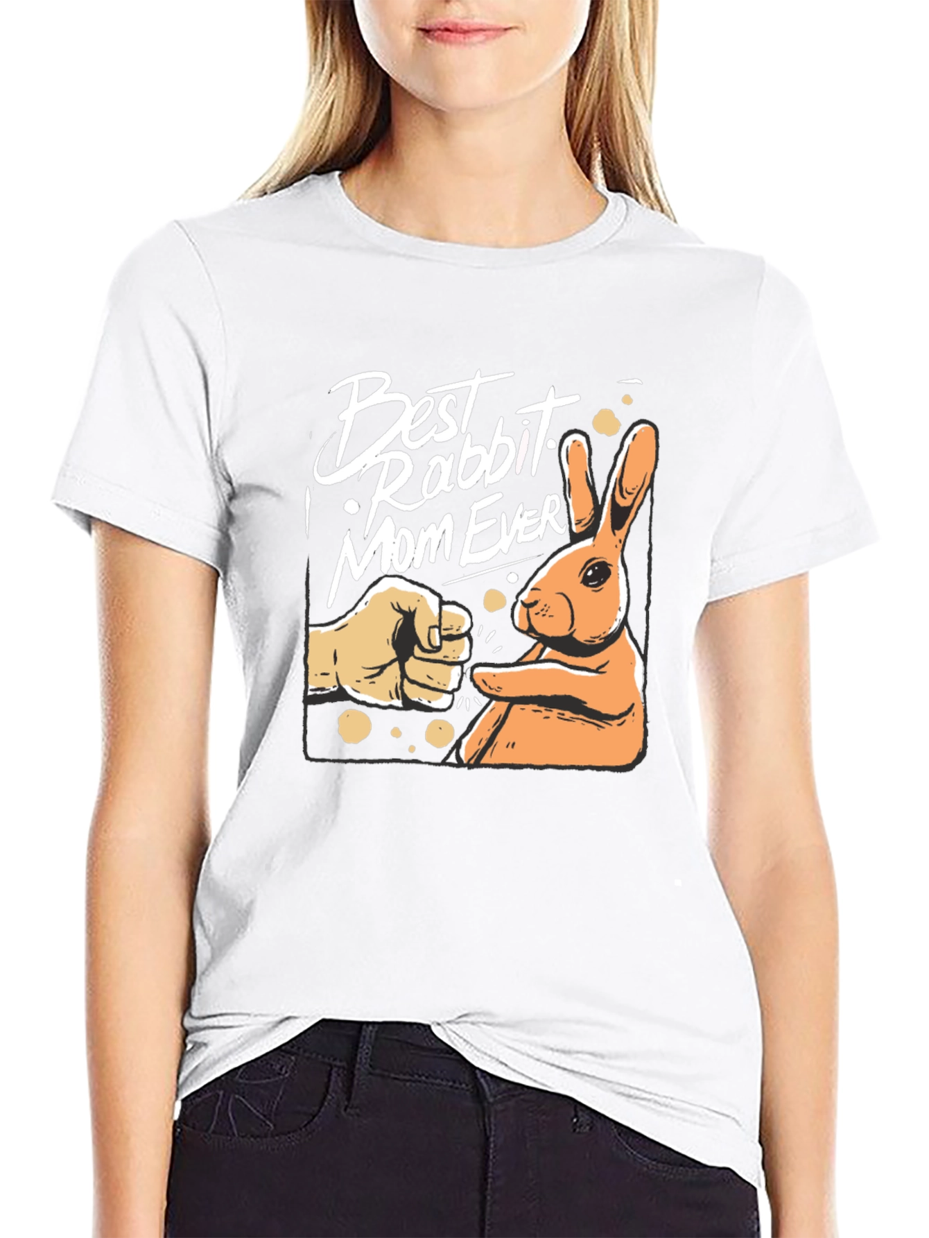 Best Rabbit Mom Ever Graphic Tee
