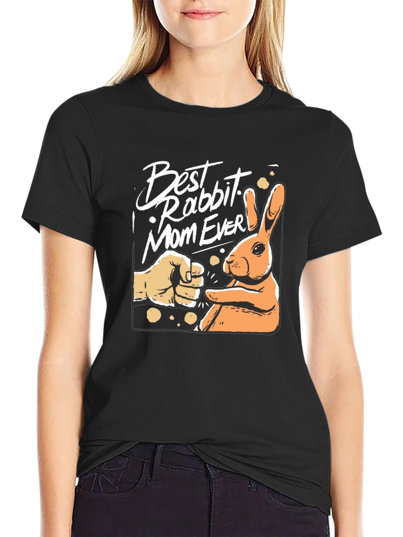 Best Rabbit Mom Ever Graphic Tee
